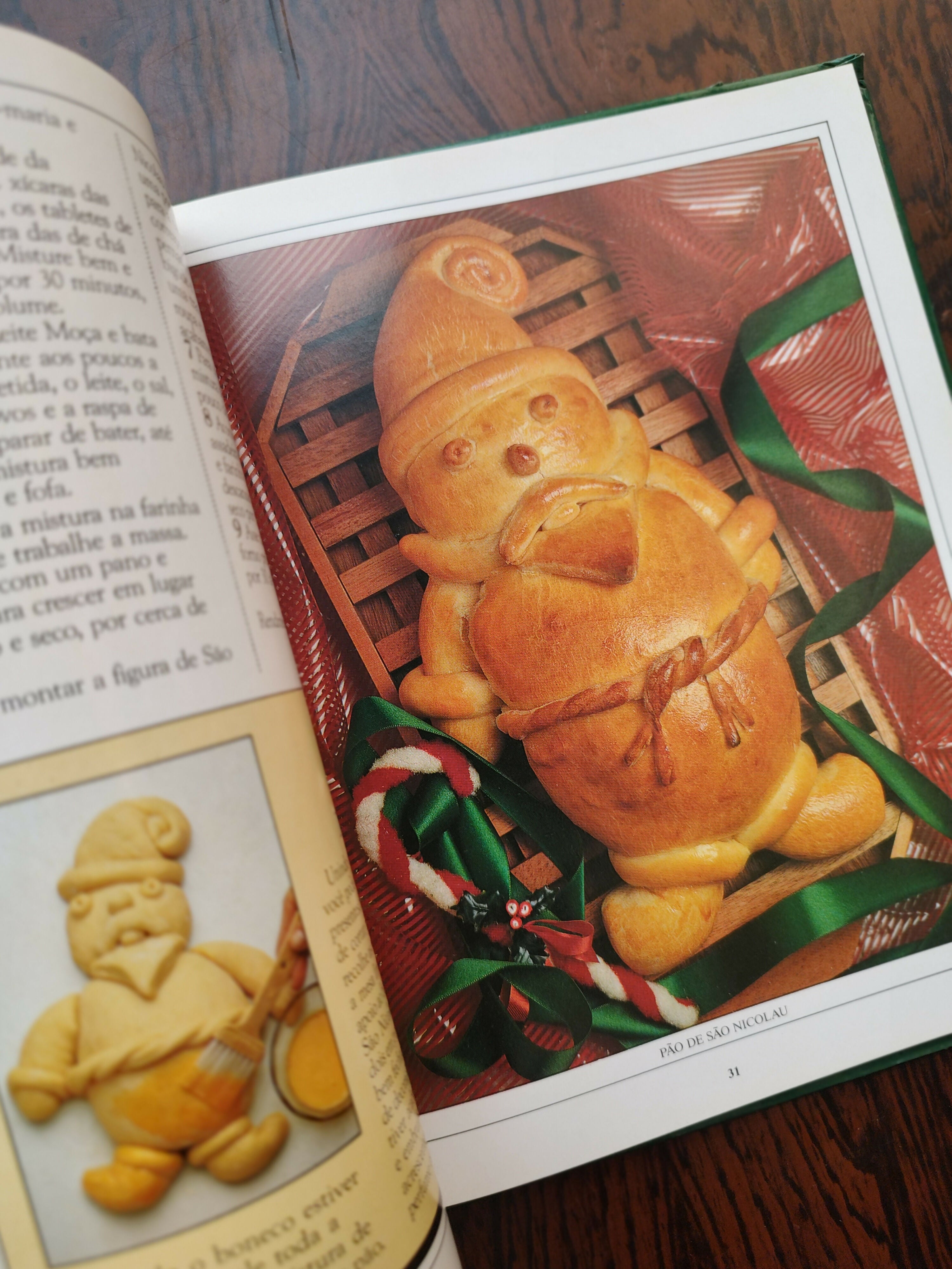 Livro "Doce Natal - um século de maravilhas com leite moça" - edição 1990