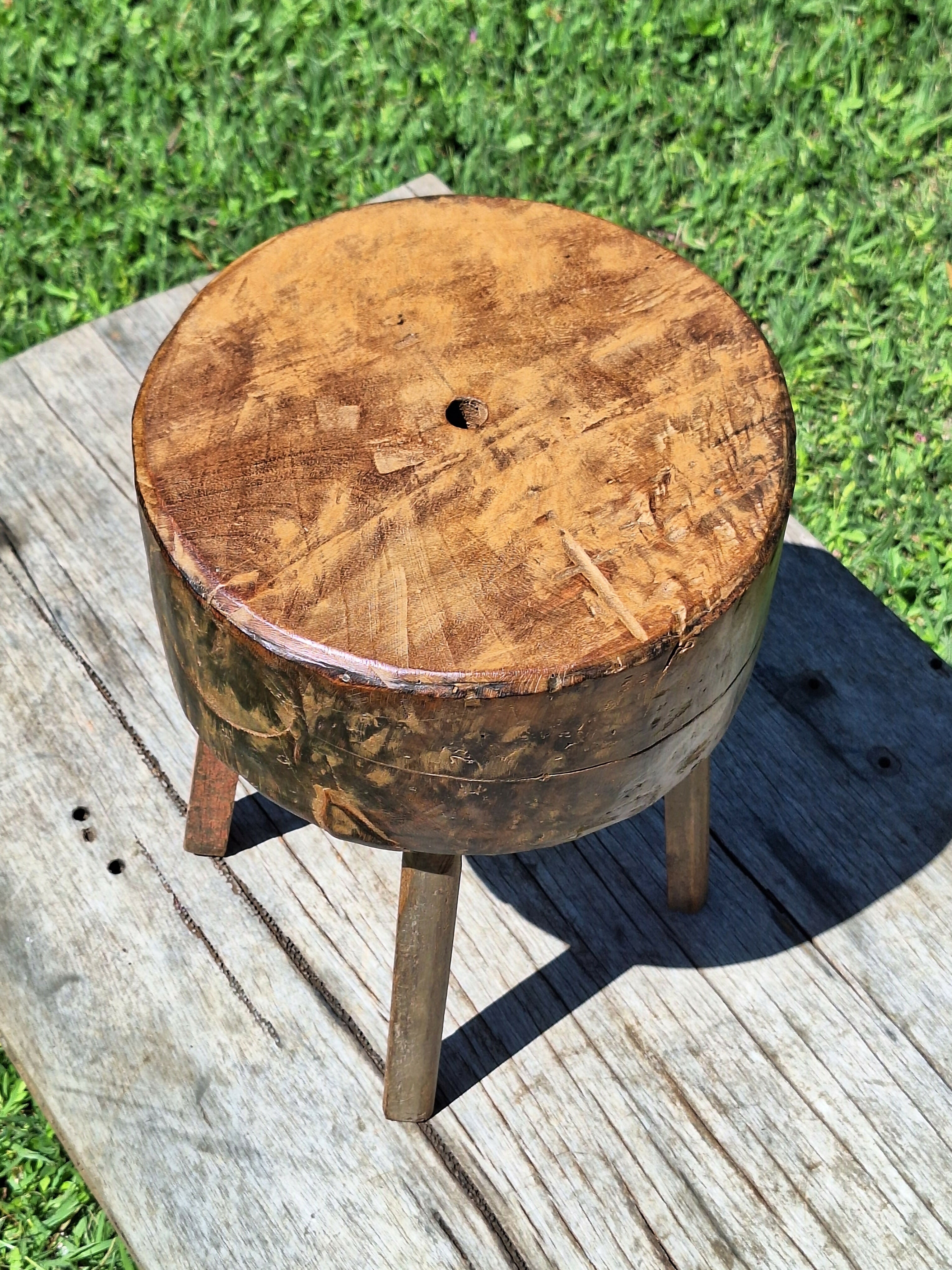 Banco de Cepo Madeira Maciça Garimpo Mineiro