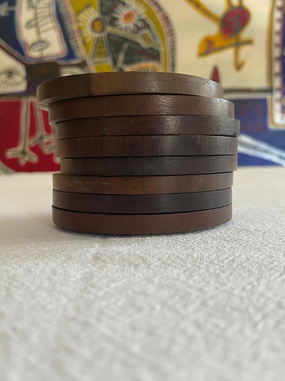 Conjunto Porta-Copos Madeiras Brasileiras 60’s (DMPS_049)