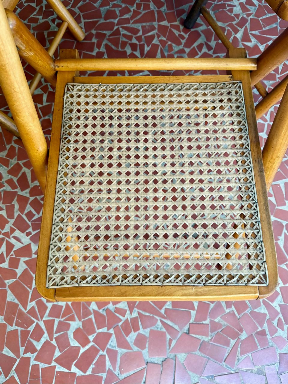 Trio de cadeiras dobráveis- Aldo Cini para Madesa