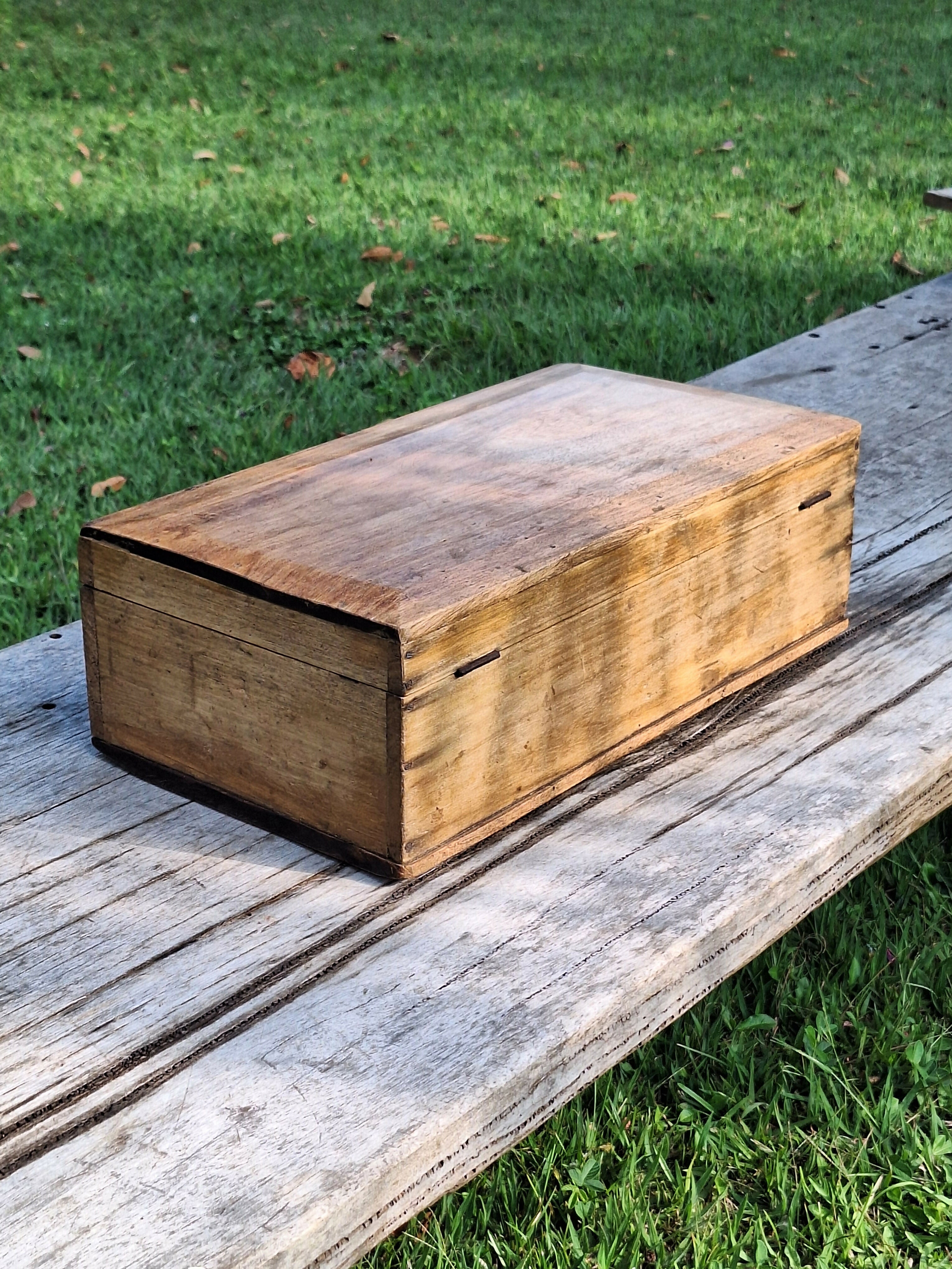 Mala de Madeira Antiga Garimpo Mineiro