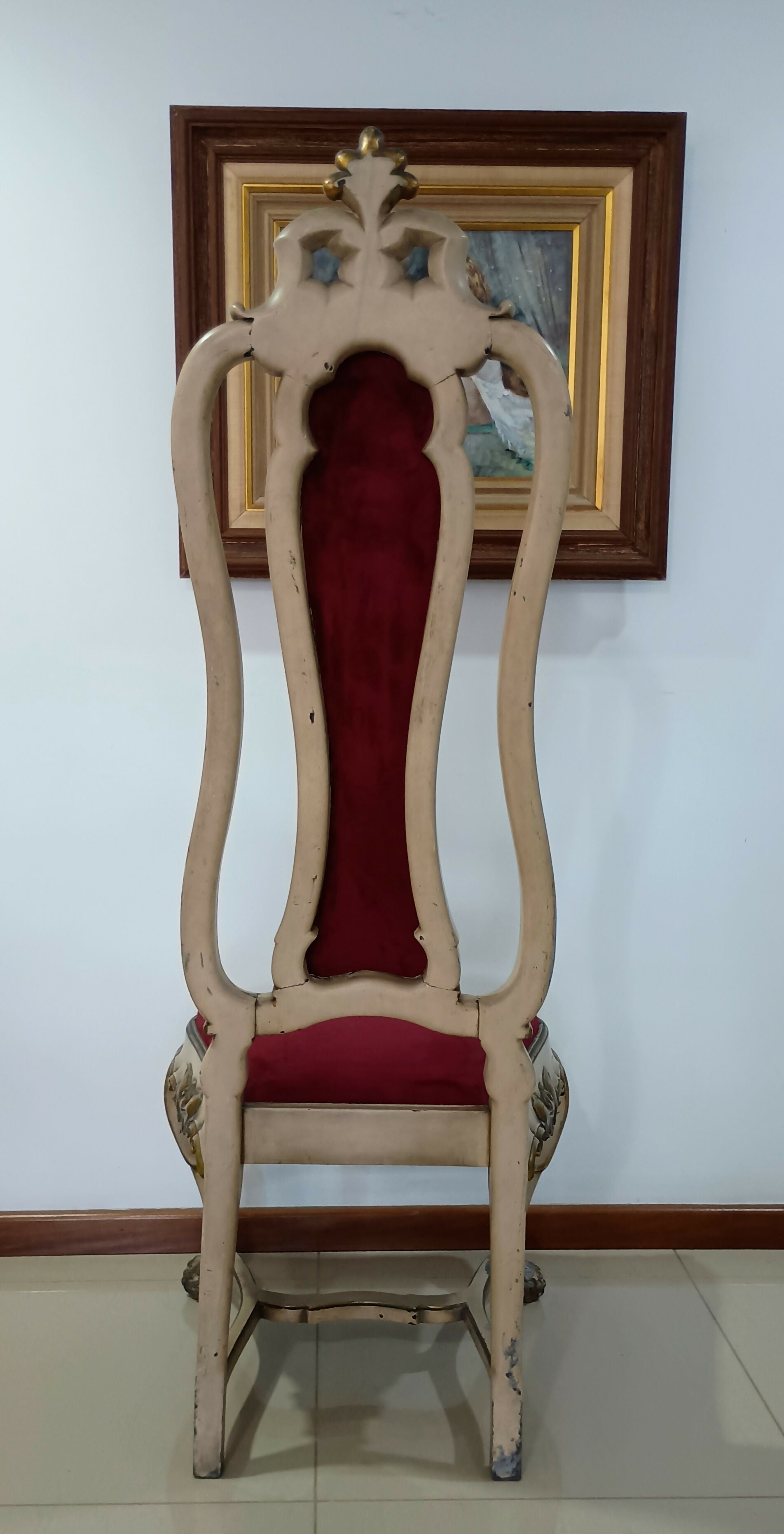 Cadeira estilo D João V século XIX