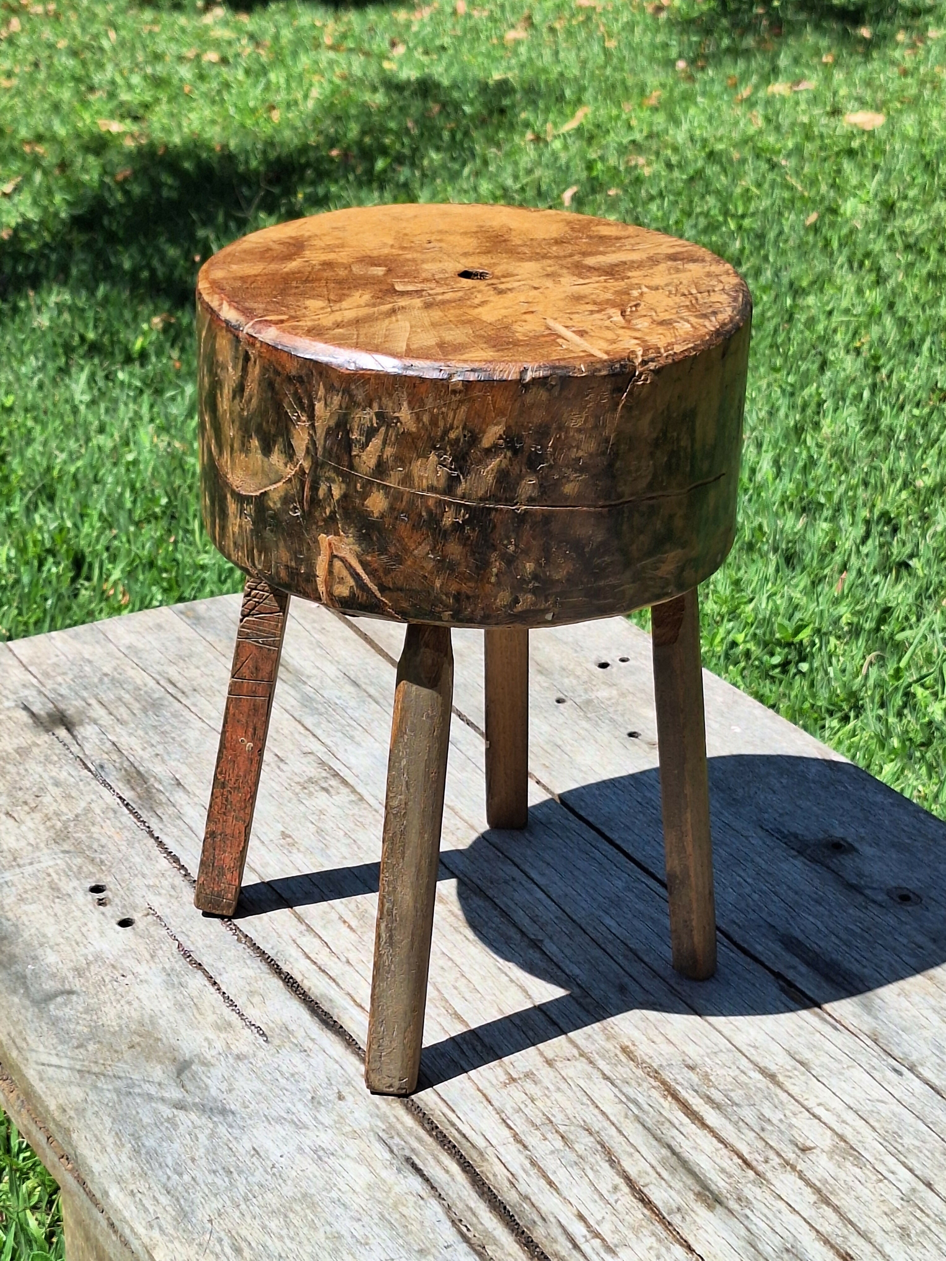 Banco de Cepo Madeira Maciça Garimpo Mineiro