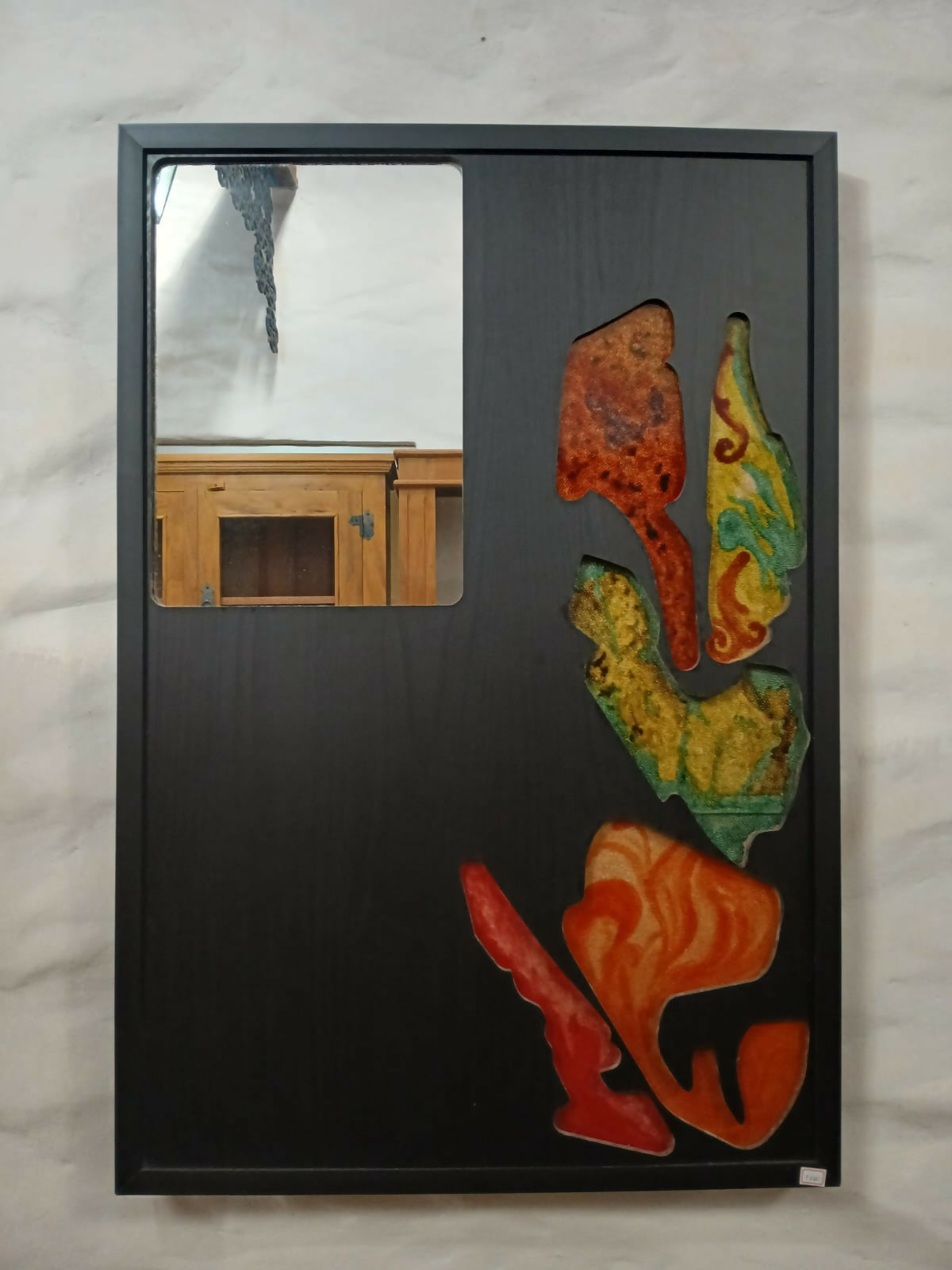 Vitral e espelho de Cléo Burjack