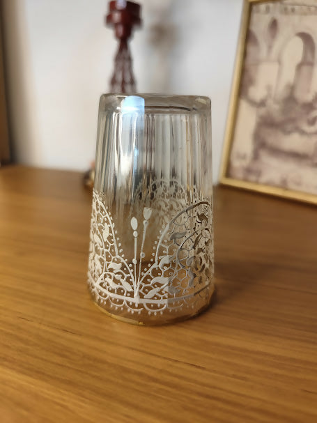 Copinho de cristal pintado à mão