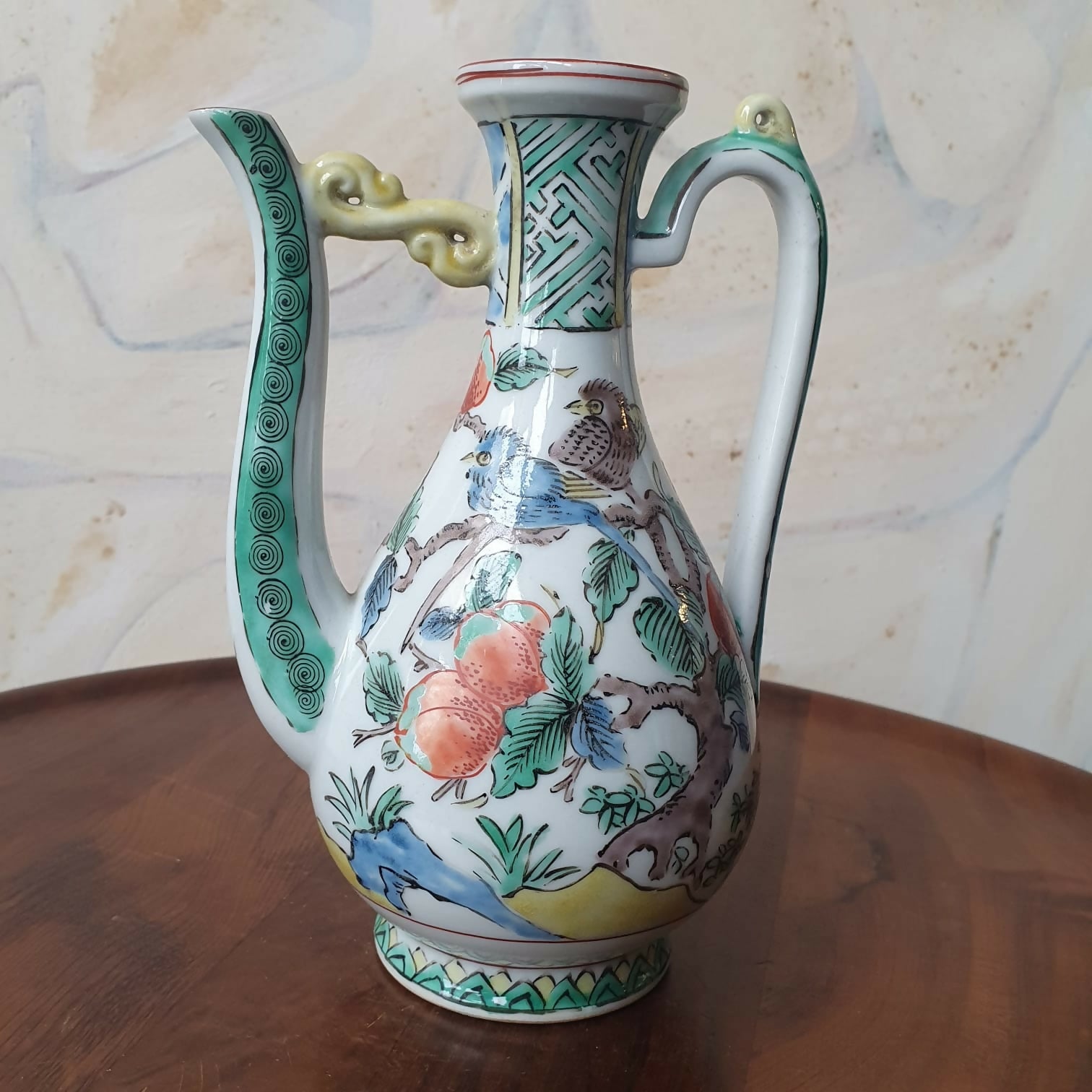 Bule japonês século XIX Fuku Kutani