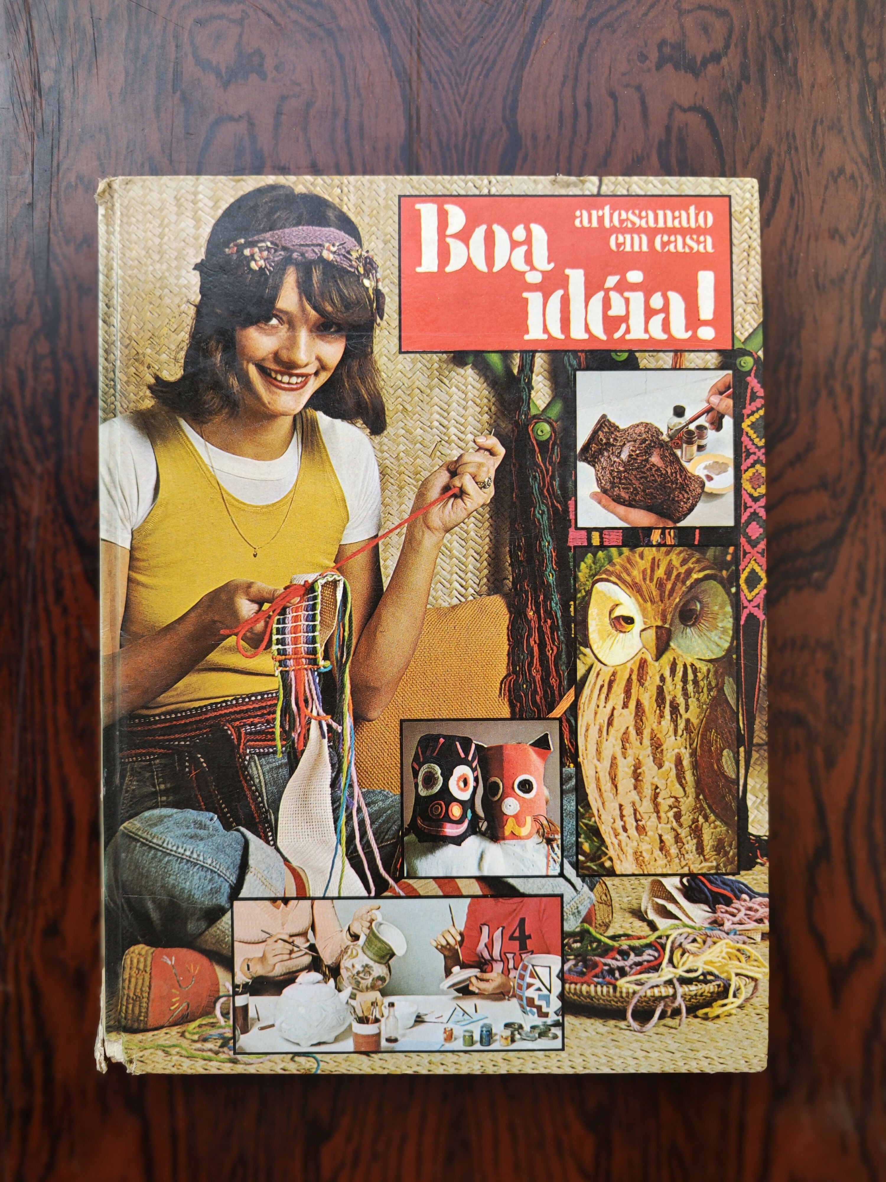 Livro "Boa ideia! Artesanato em Casa" de 1976