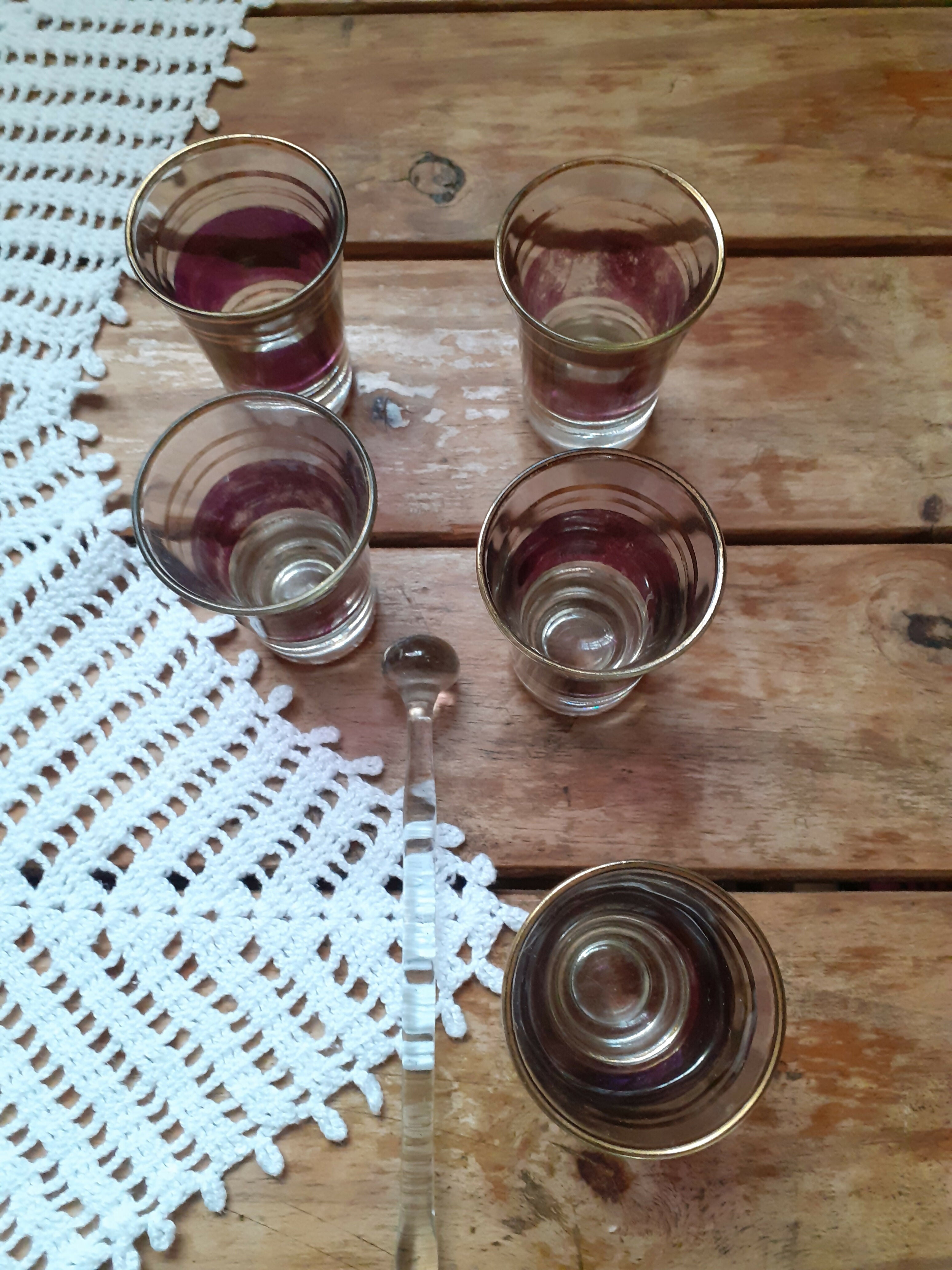 Conjunto para drinks anos 50/60