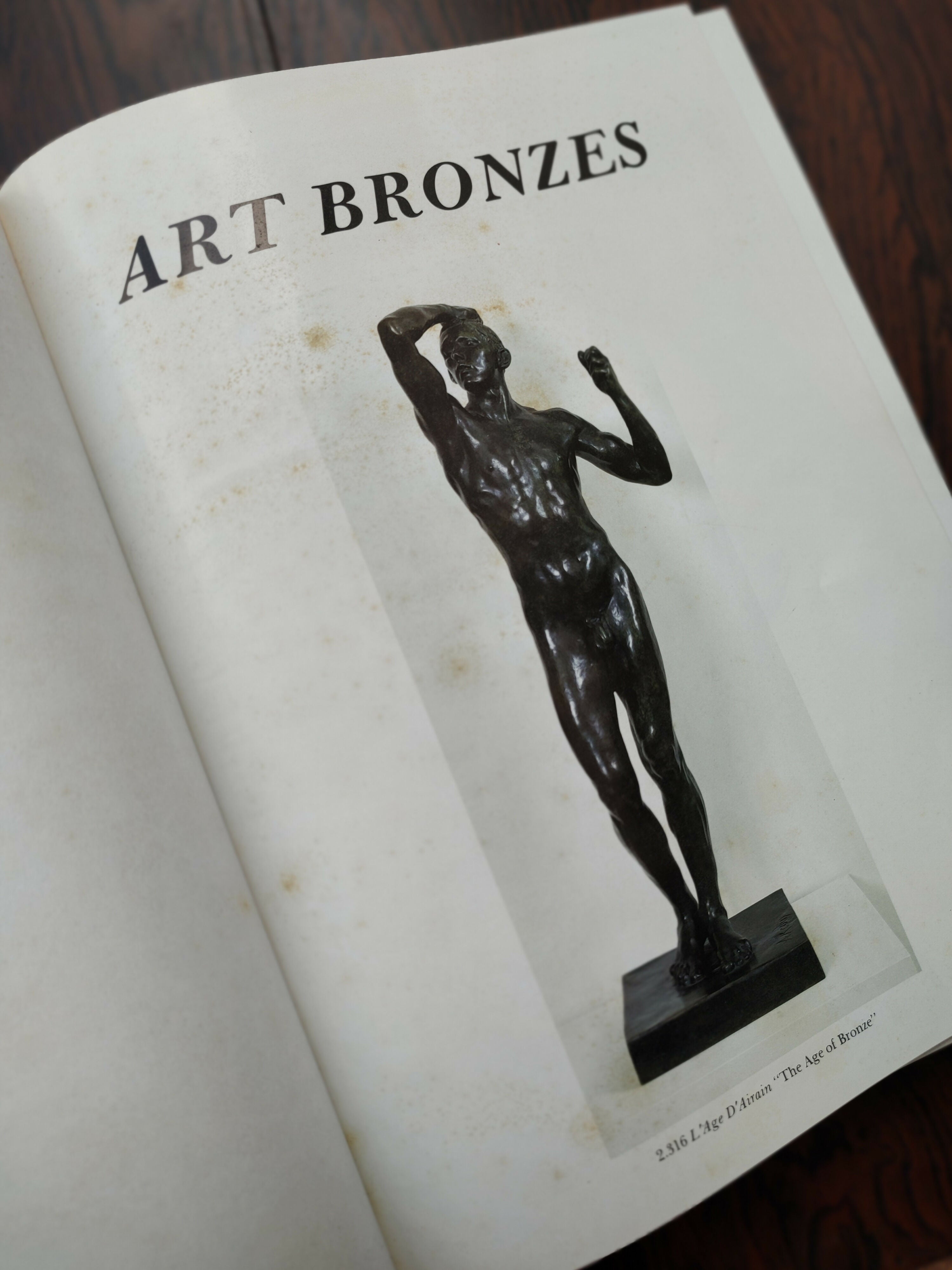 Raríssimo Livro "Art Bronzes" de Michael Forrest - edição em Inglês de 1988