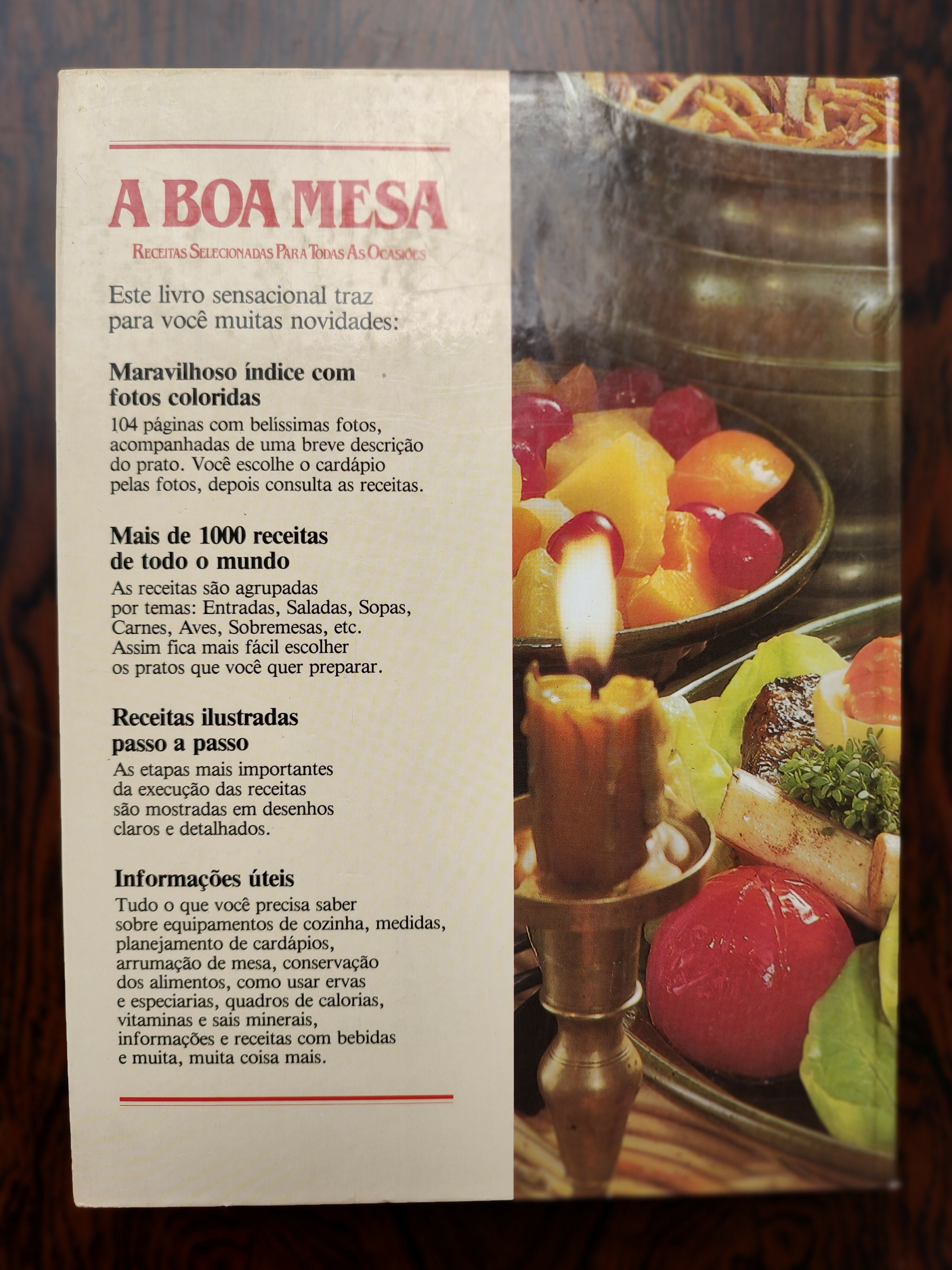 Livro "A Boa Mesa - Receitas Selecionadas para todas as Ocasiões" - 1994