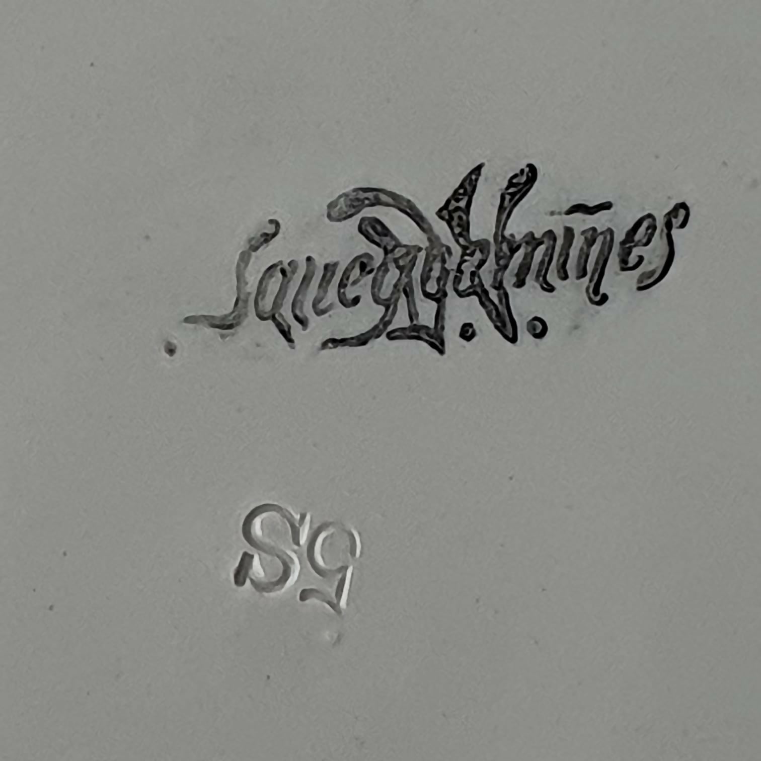 Prato decorativo em faiança Sarraguemines. Otimo estado!