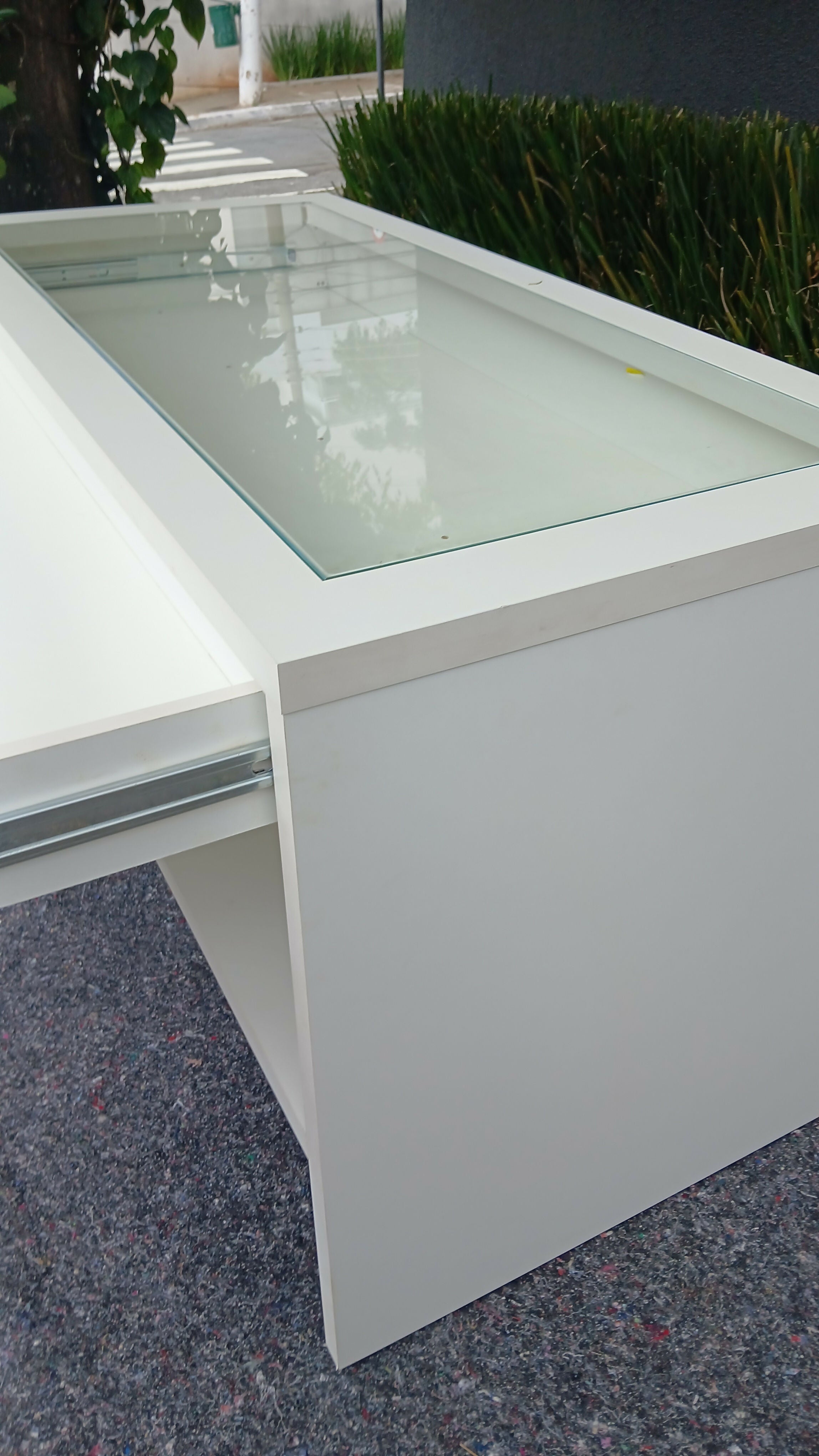 Balcão Expositor com vidro