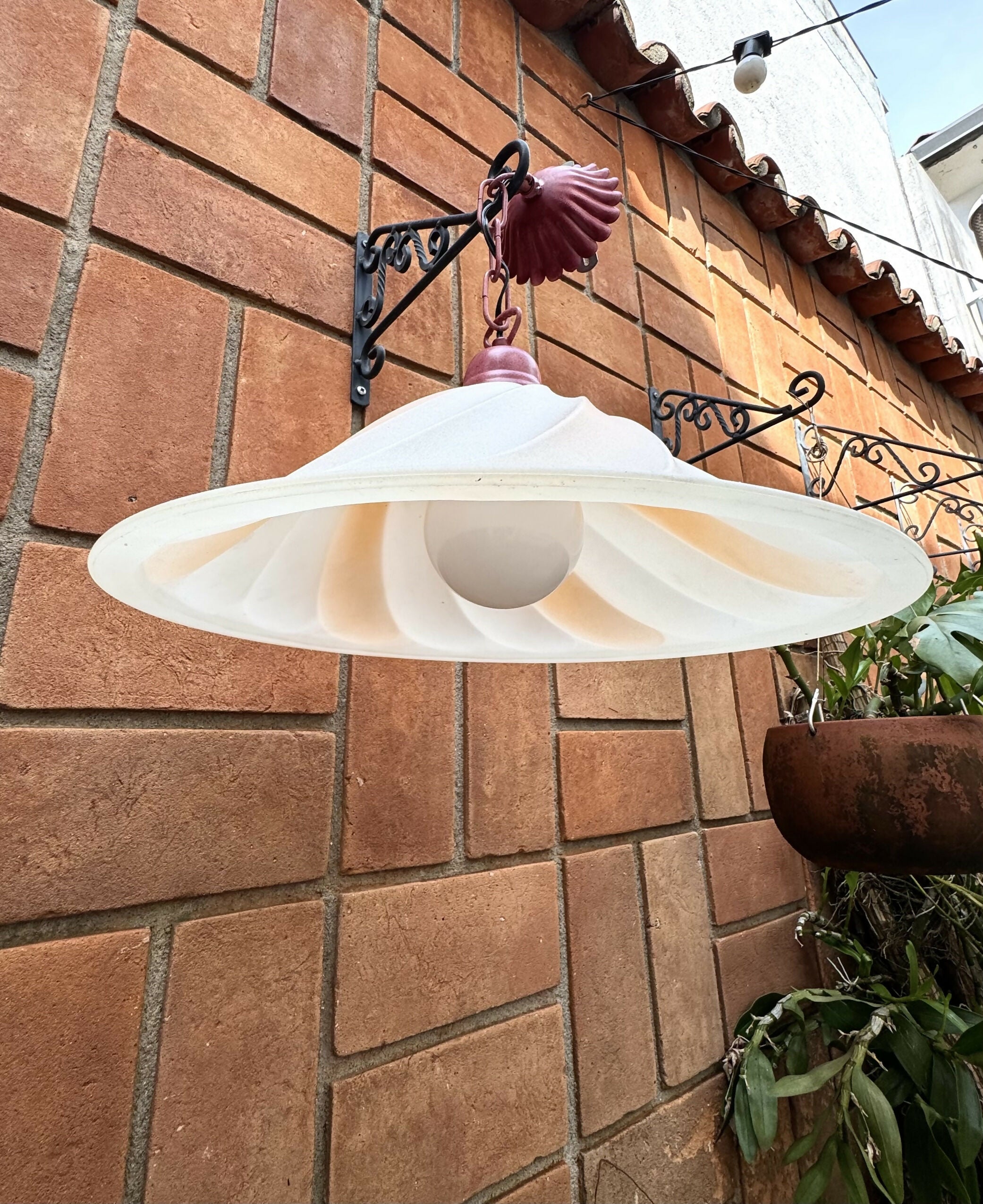 LUMINÁRIA LUSTRE PENDENTE EM ALABASTRO