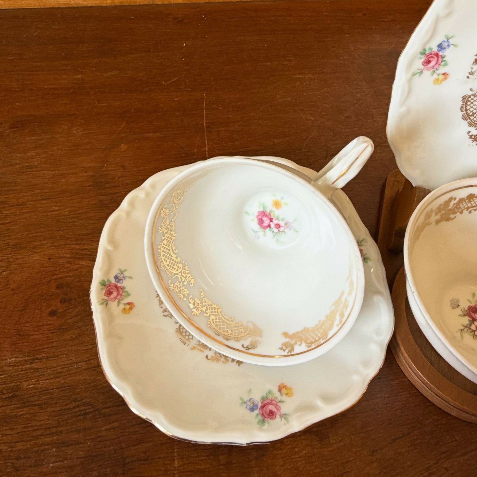 Conjunto de 2 Xícaras de Chá Porcelana Waldsassen Bavária - Made in Germany