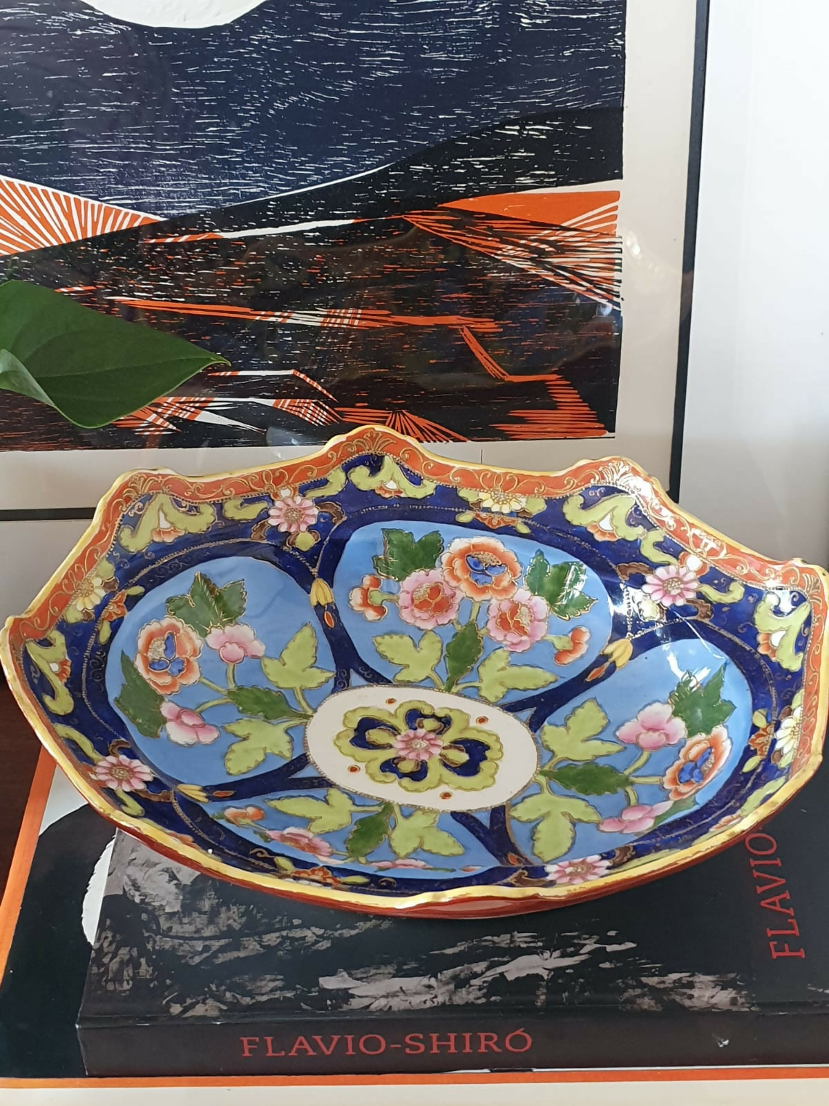 Fruteira em porcelana japonesa Noritake. Maravilhoso!