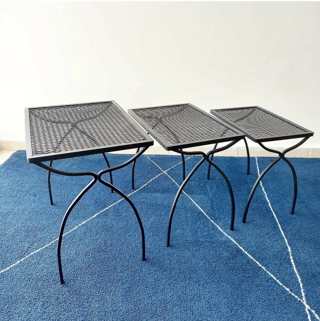 MESAS NINHO EM FERRO ANOS 50 (DESIGNER MAURIZIO TEMPESTINI)