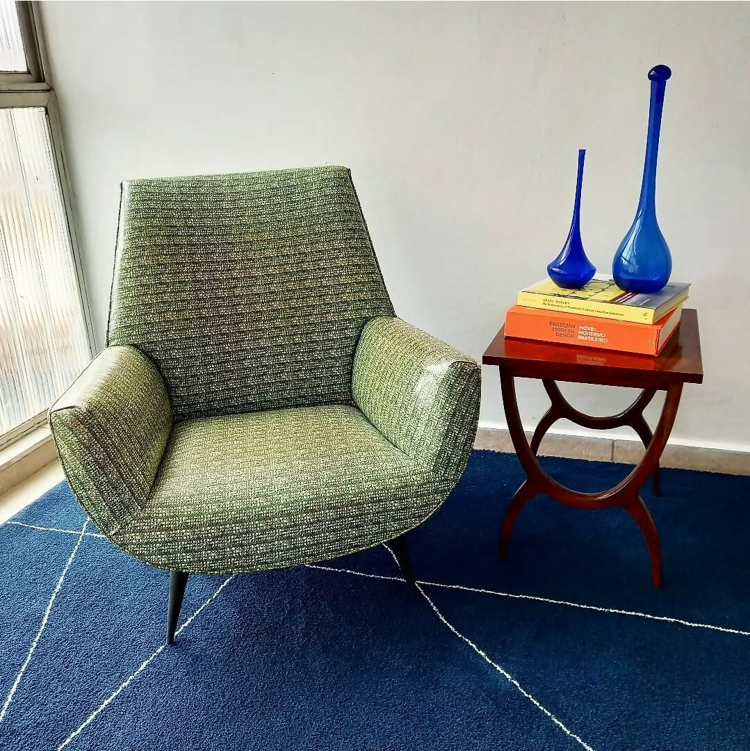 PAR DE POLTRONAS ANOS 50 PÉ PALITO