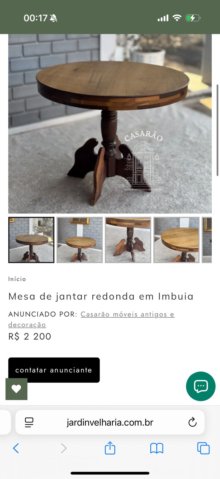 Pedido 80 cadeiras vintage