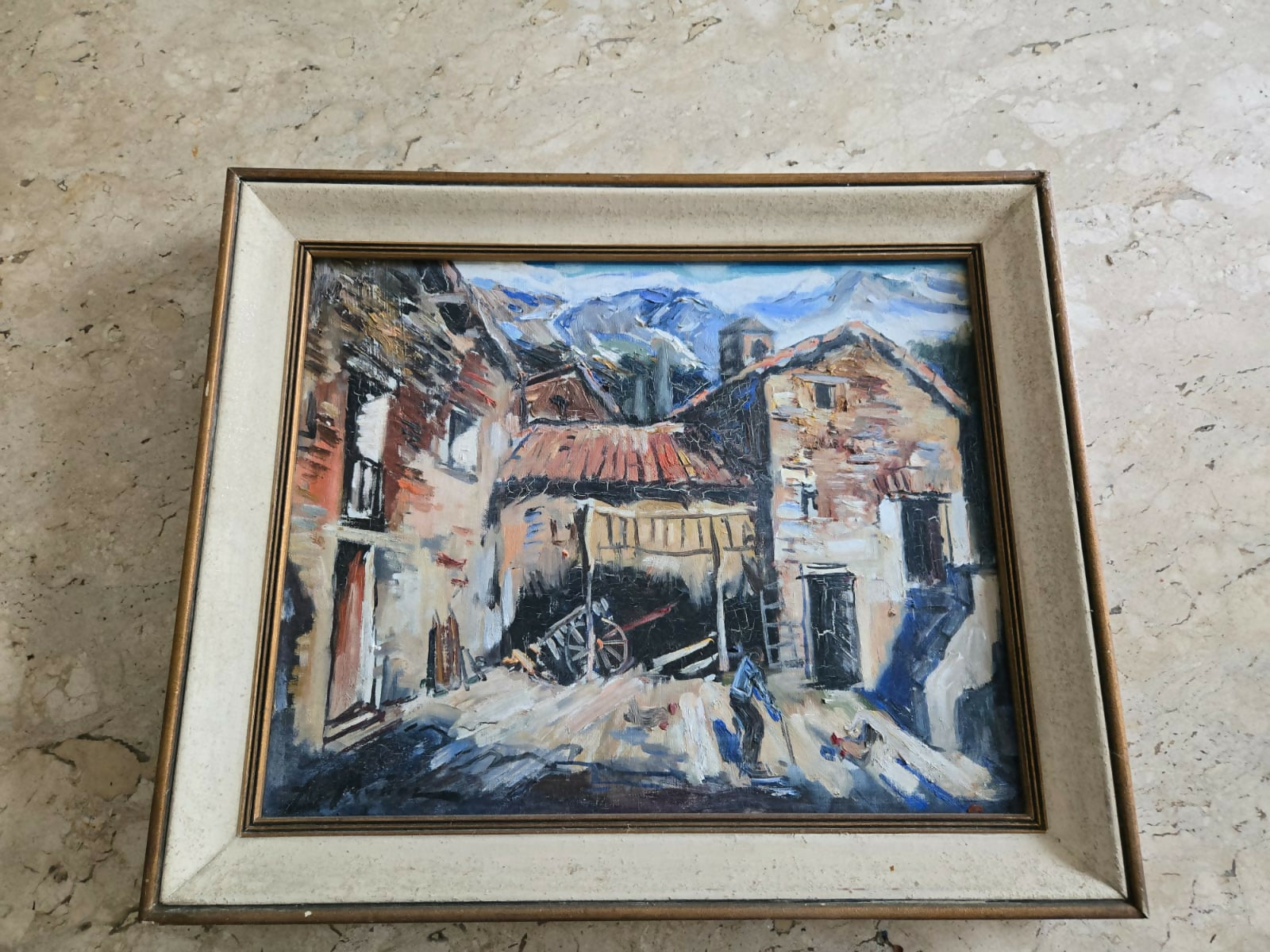 Óleo sobre Tela – Cena Rural | Assinatura A. Muñoz