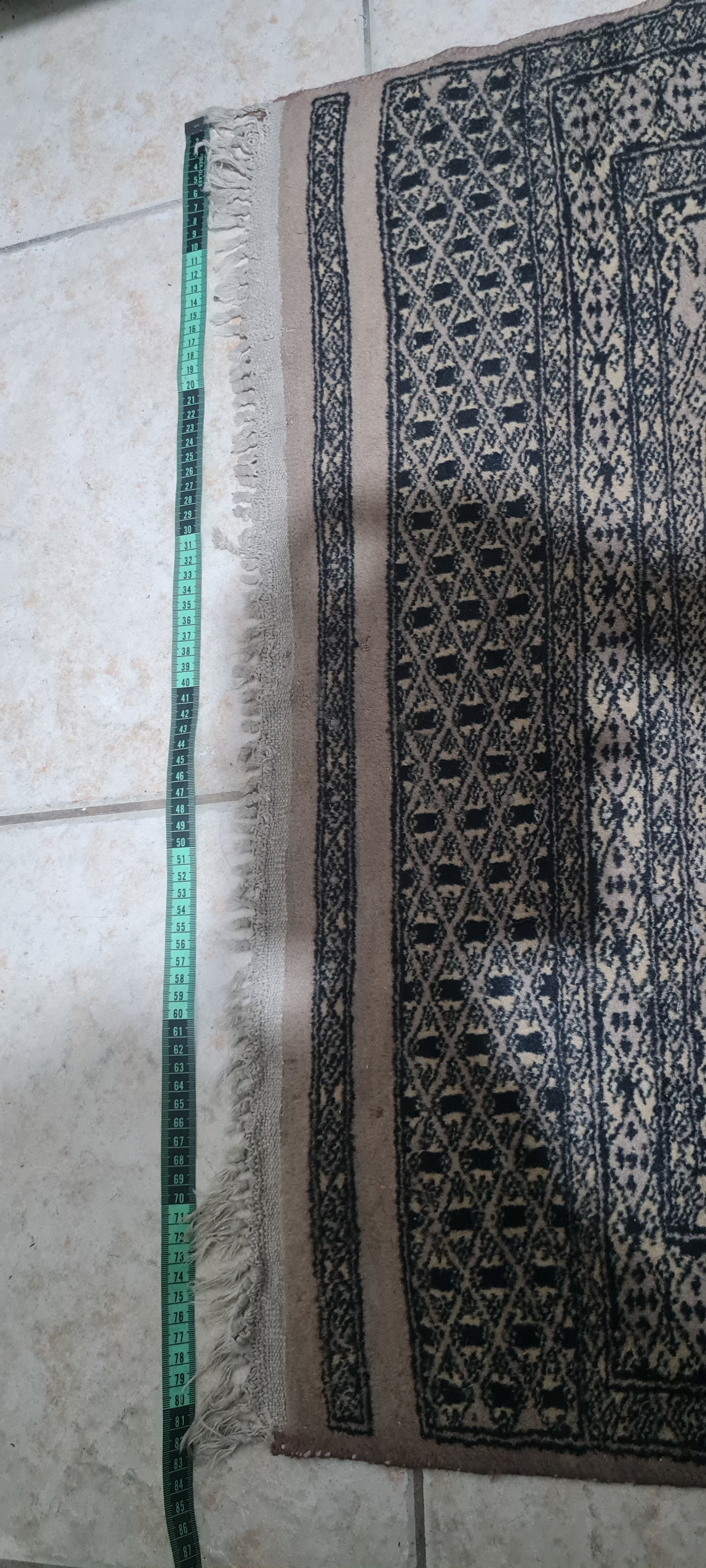 Autêntico Tapete Paquistanês Artesanal (Nó a Nó) - 1,30 x 0,80 cmm