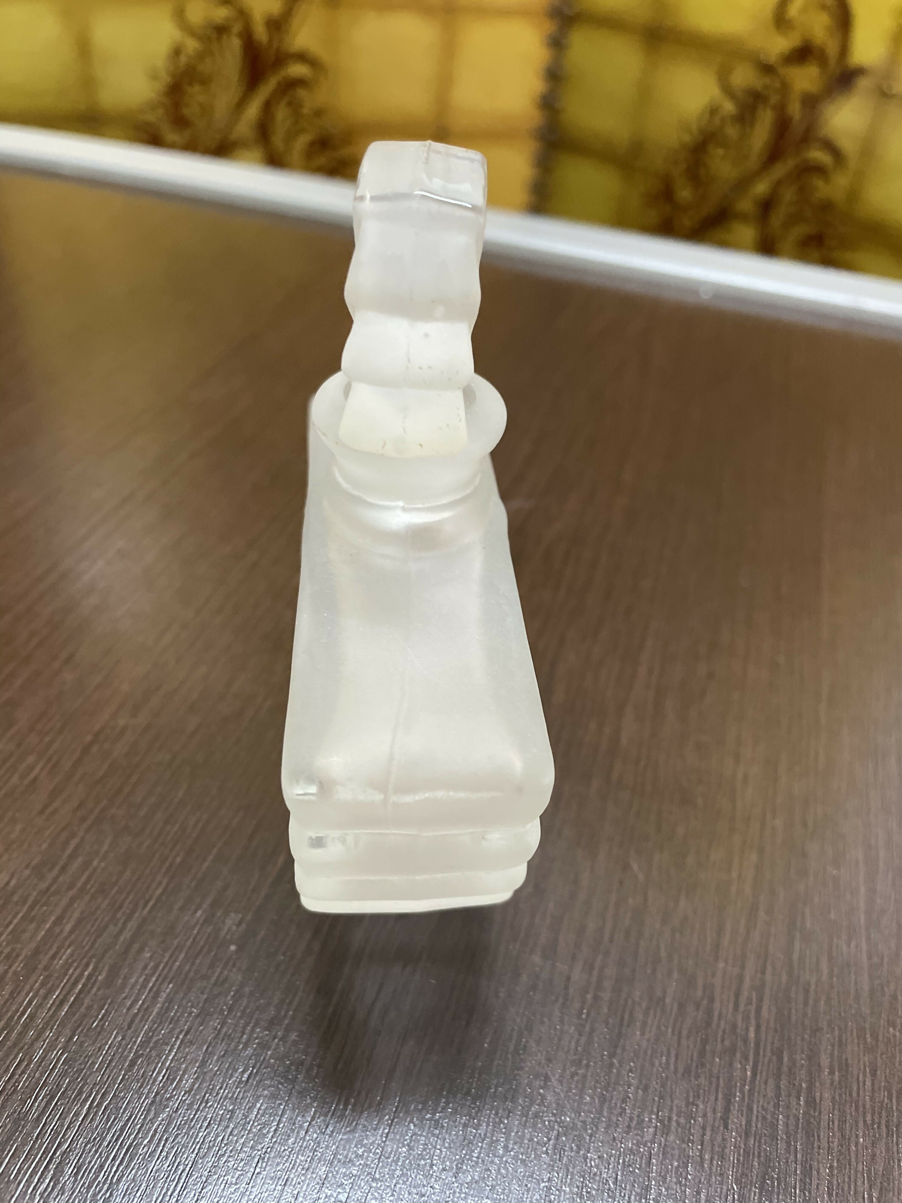 Perfumeiro vidro fosco Art Deco