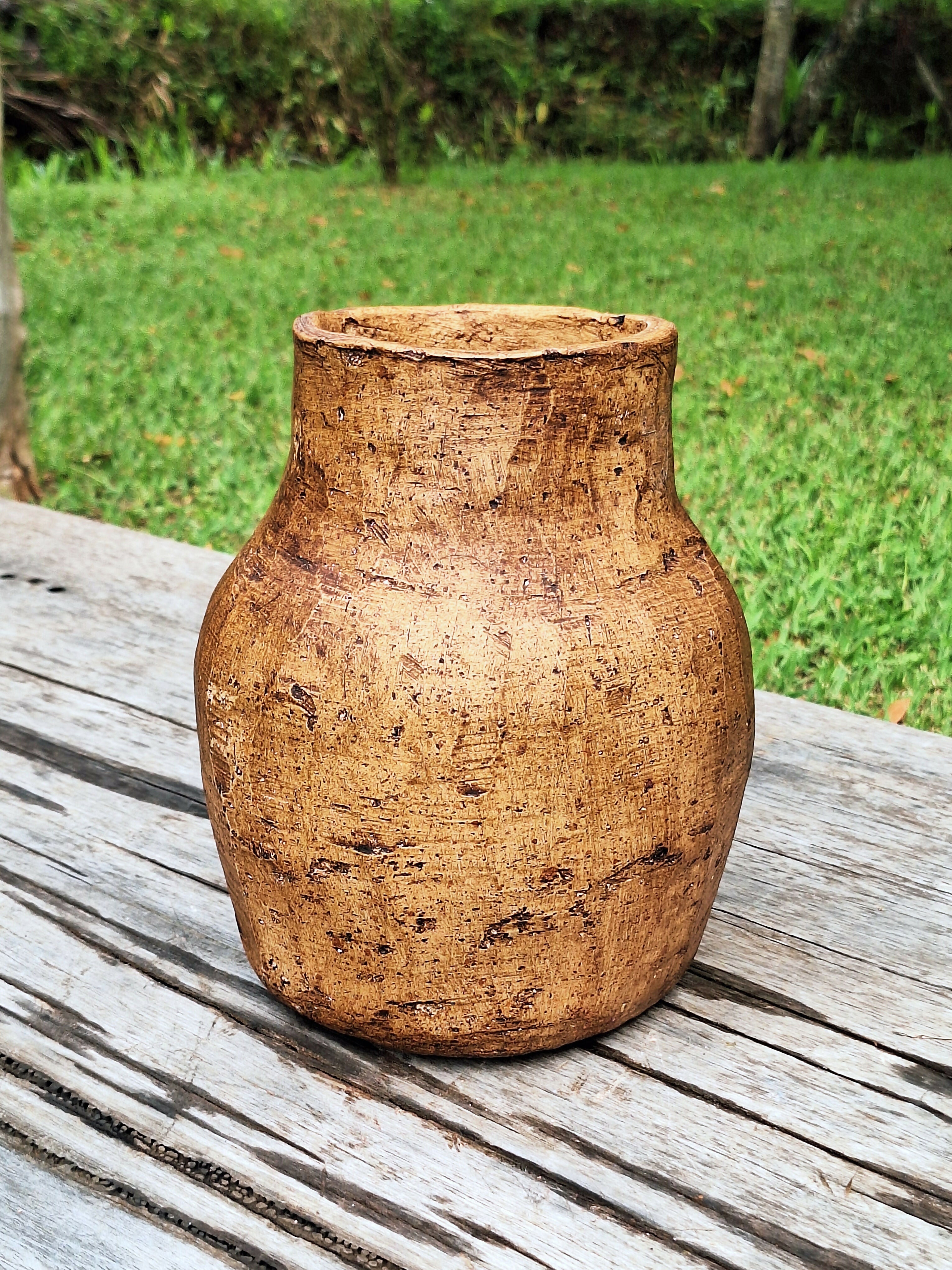 Vasos de Barro Tons Terrosos Tam G (Valor Unitário)