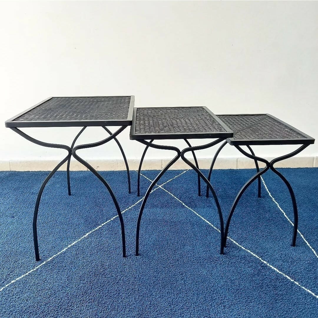 MESAS NINHO EM FERRO ANOS 50 (DESIGNER MAURIZIO TEMPESTINI)