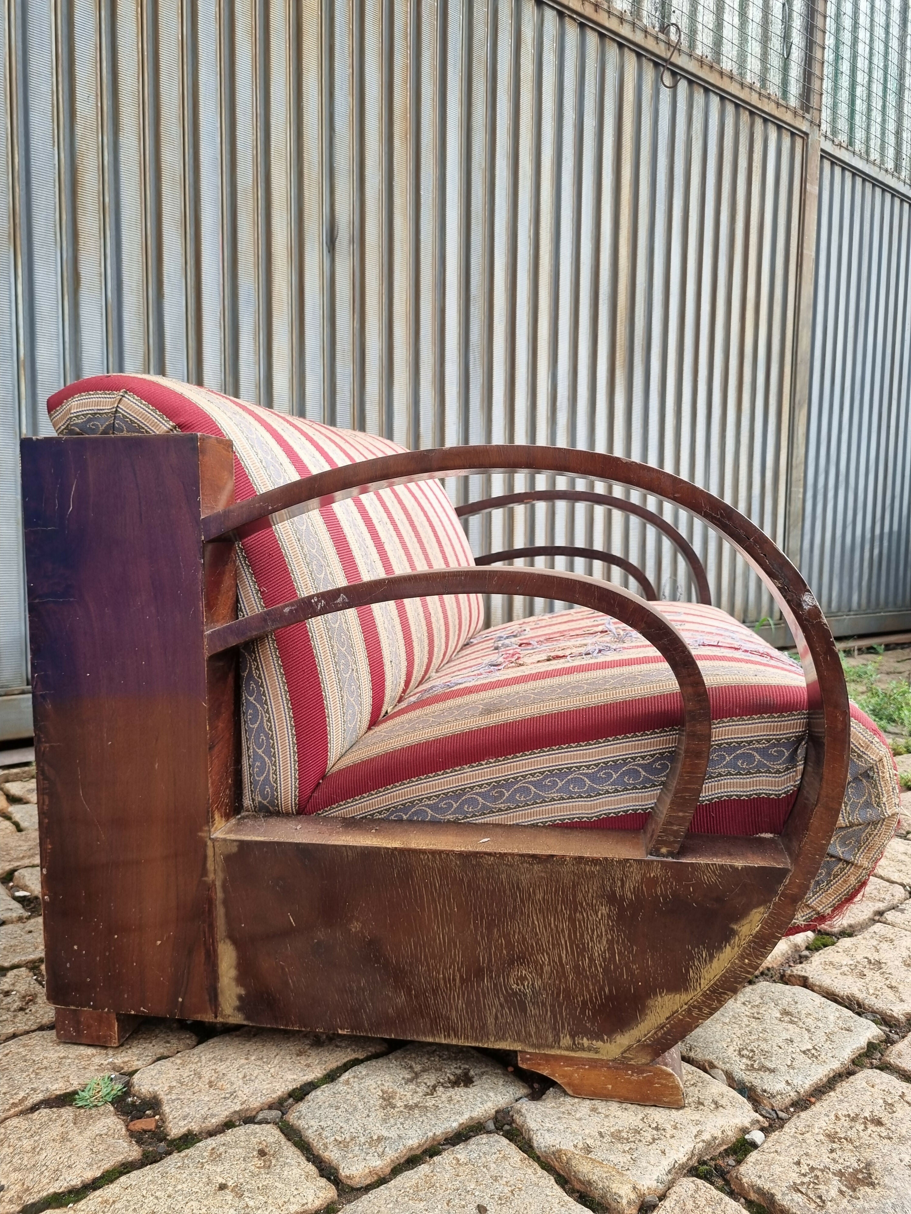 Conjunto de Sofá Art Déco anos 30
