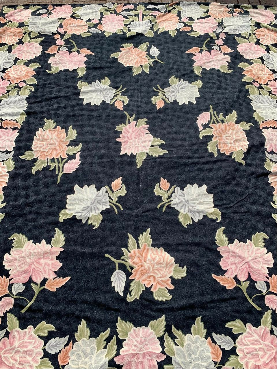Tapeçaria de Parede / Tapete Floral Oriental