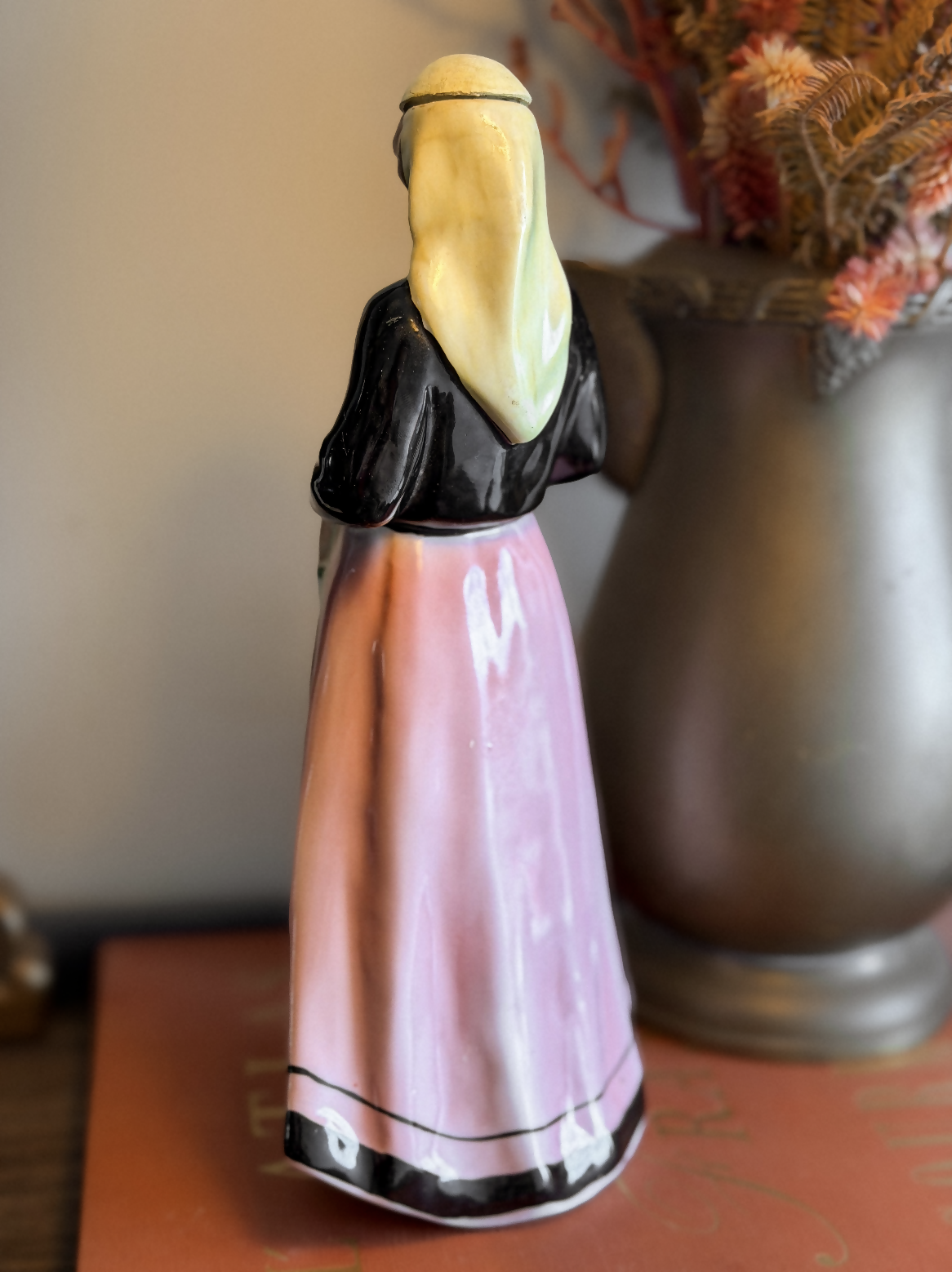 RARIDADE - VISTA ALEGRE - 1933 - Garrafa Pintada a Mão