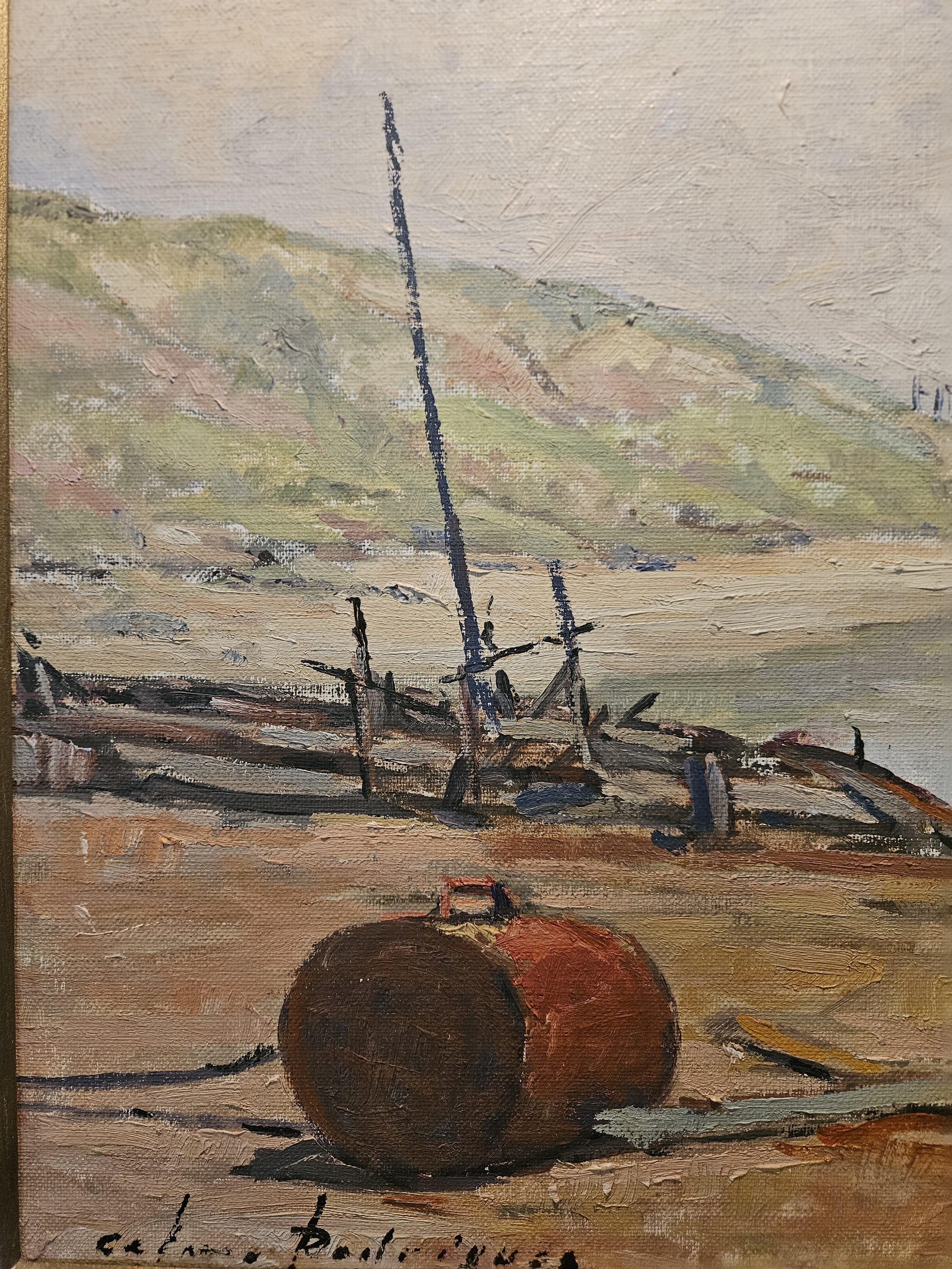 Quadro Óleo Sobre Tela/Marinhista - assinada por Celmo Rodrigues