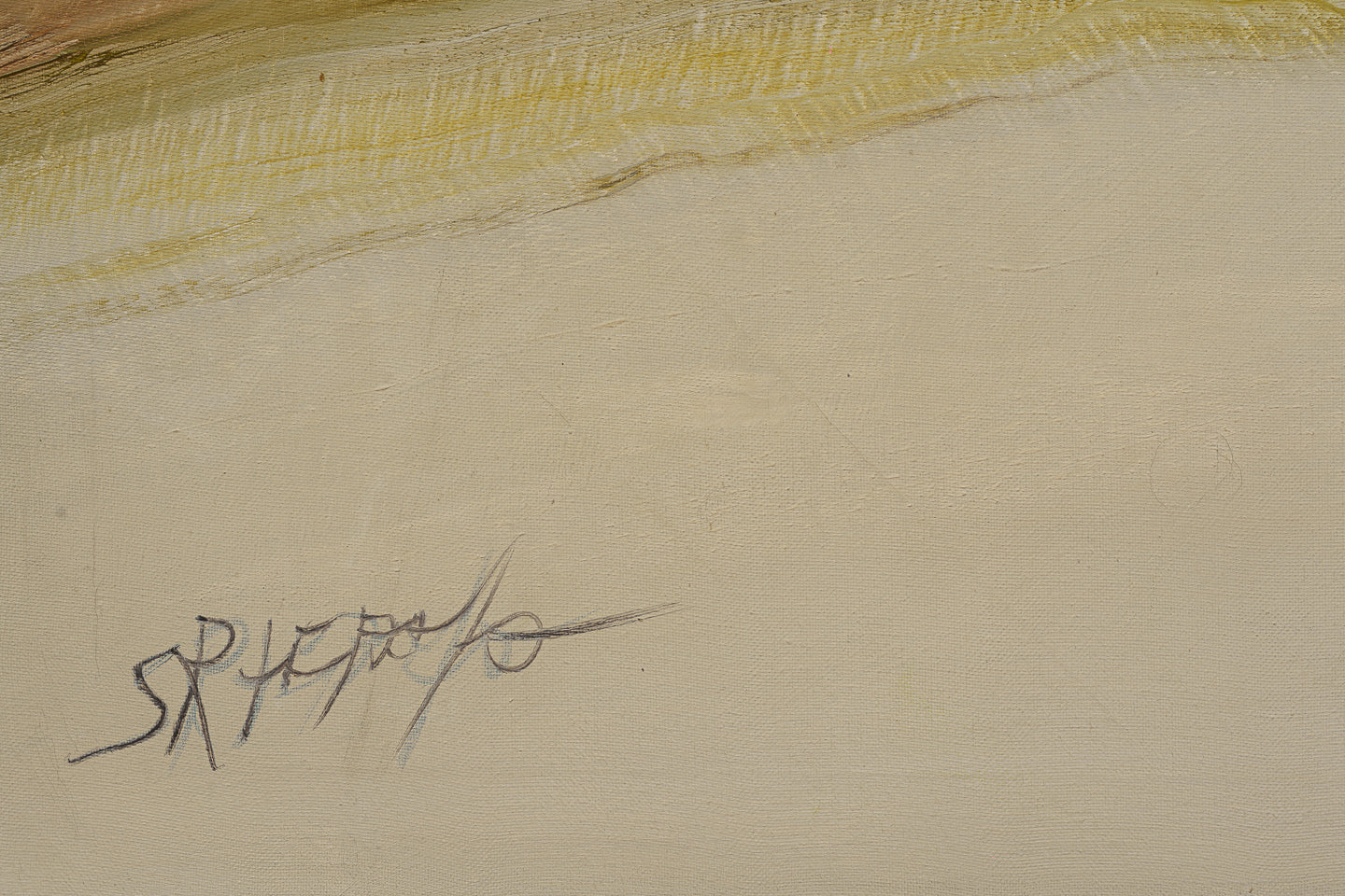 Obra de acervo: Quadro Abstrato "O Mar" (0,80 x 1,35m) — Óleo sobre Tela por Sérgio Ricardo
