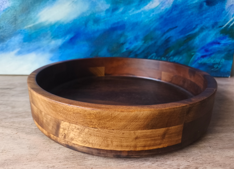 BOWL -SALADEIRA MADEIRA JEAN DOBRÉ TROPIC-ART 32cm