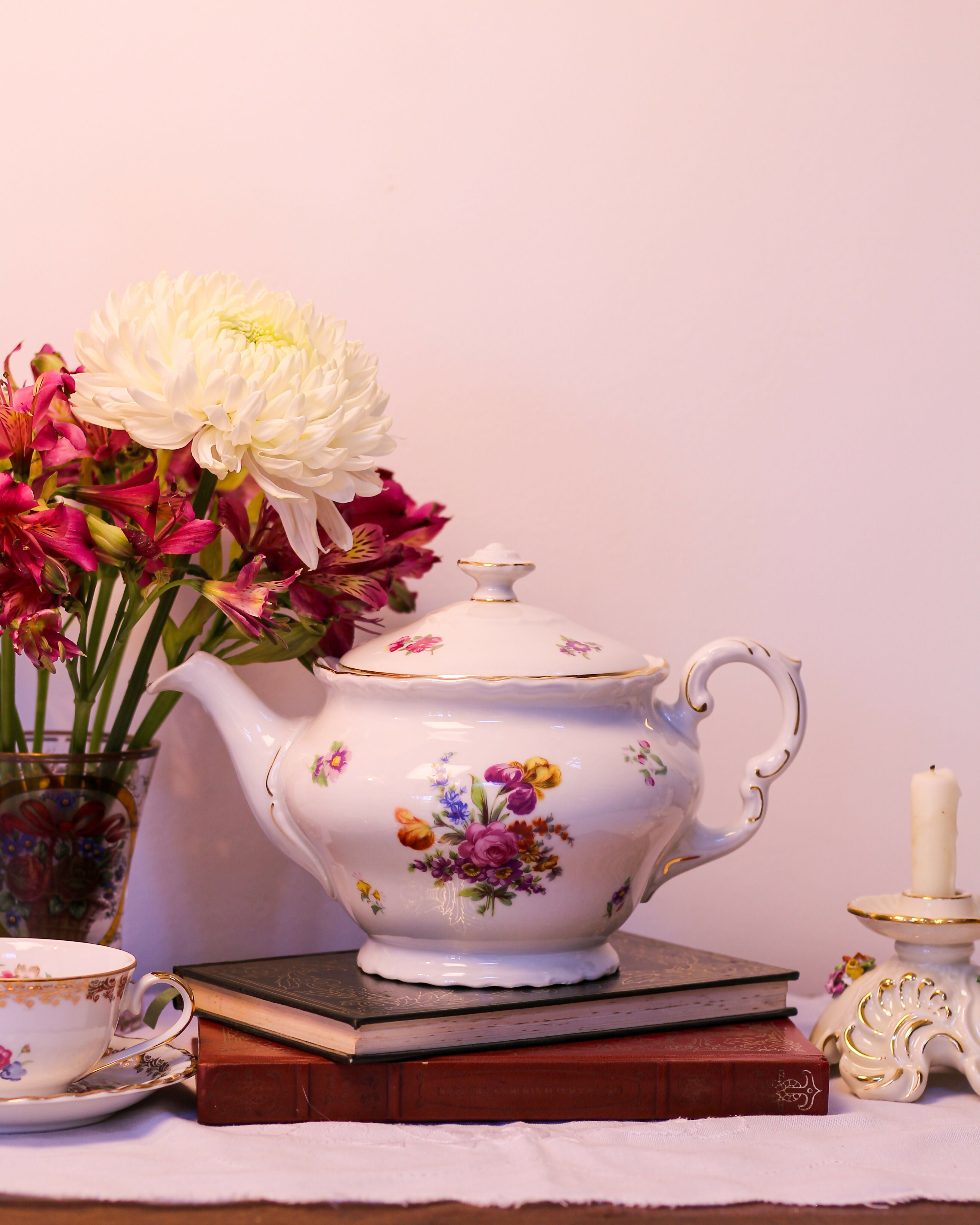 Bule de chá em Porcelana Tcheca Epiag