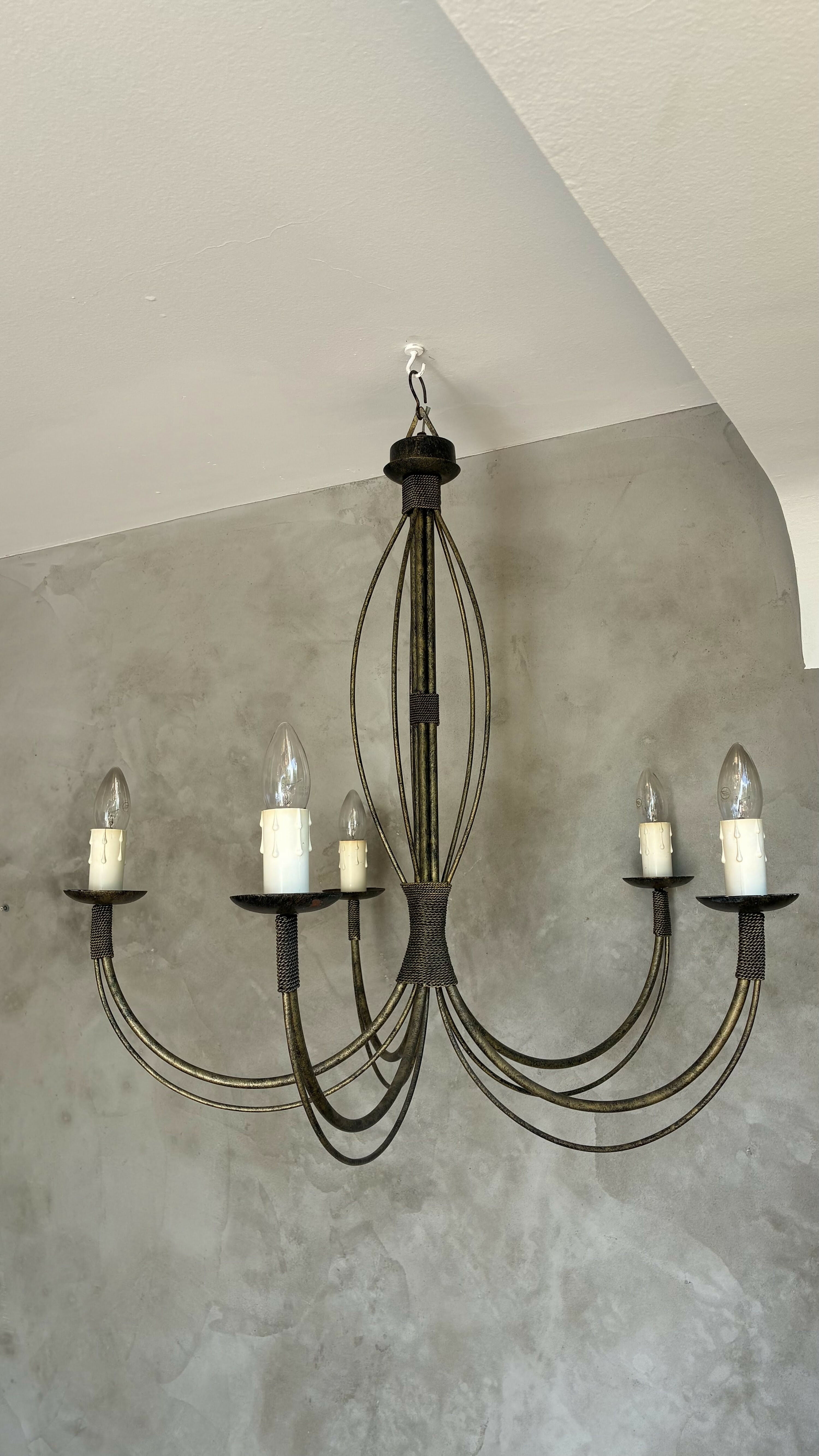Lustre Pendente Candelabro (5 bocas)