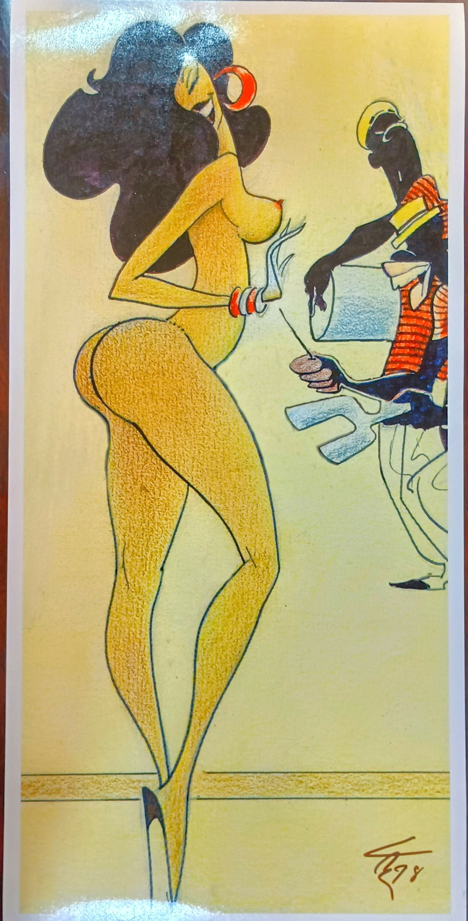 GRAVURA DO CARTUNISTA LAN