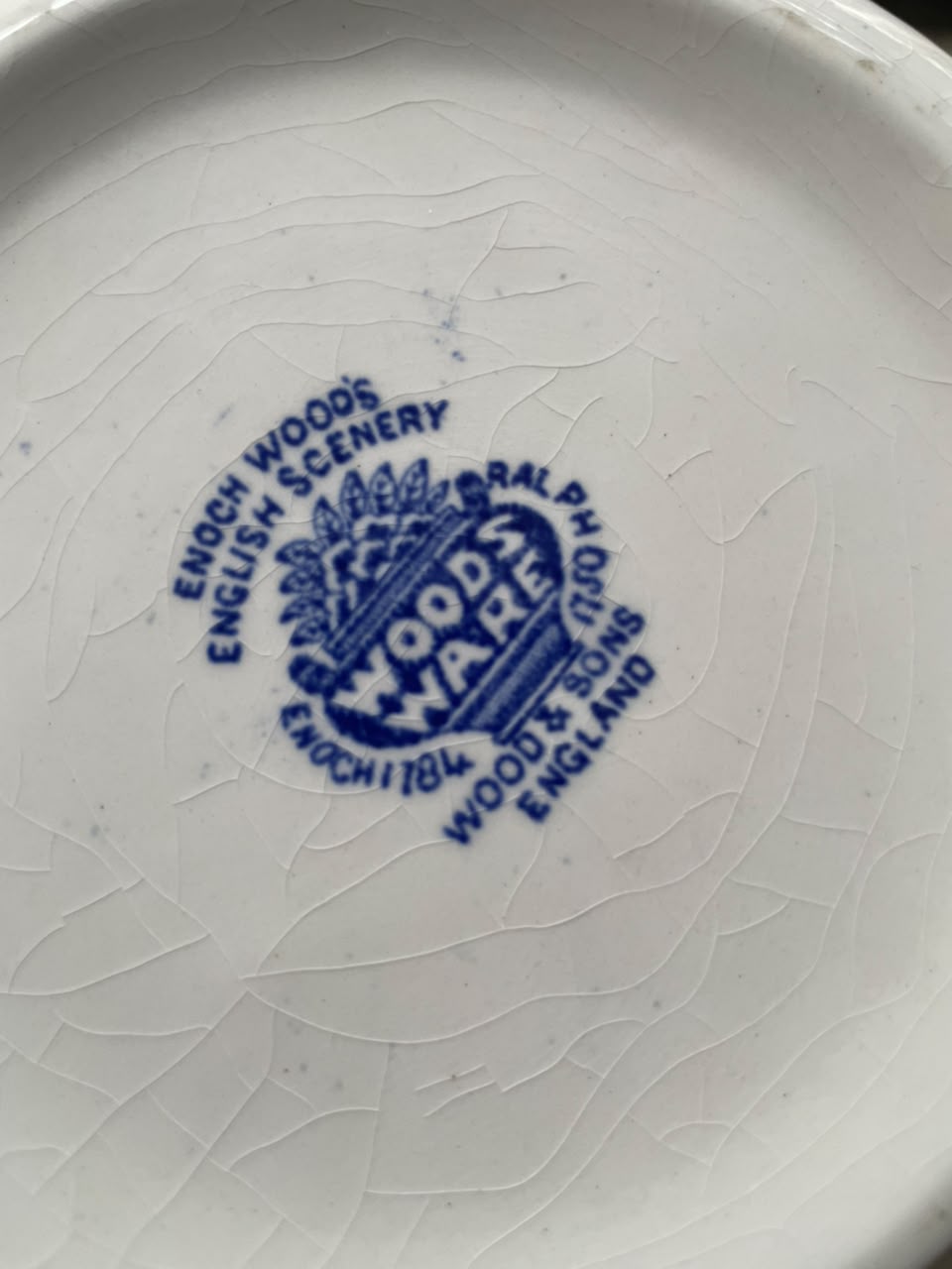 Terrina Legumeira Woods &amp; Sons em Faiança Inglesa Azul