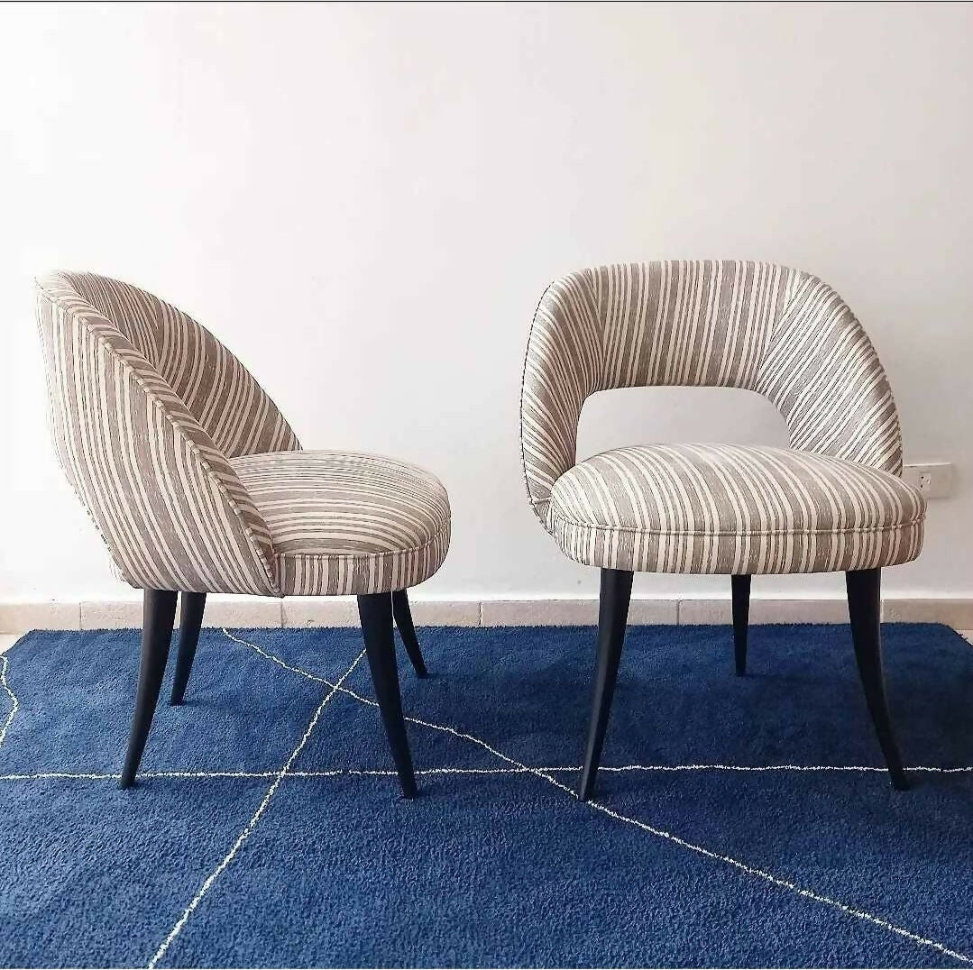 PAR DE POLTRONAS ANOS 50 GIUSEPPE SCAPINELLI