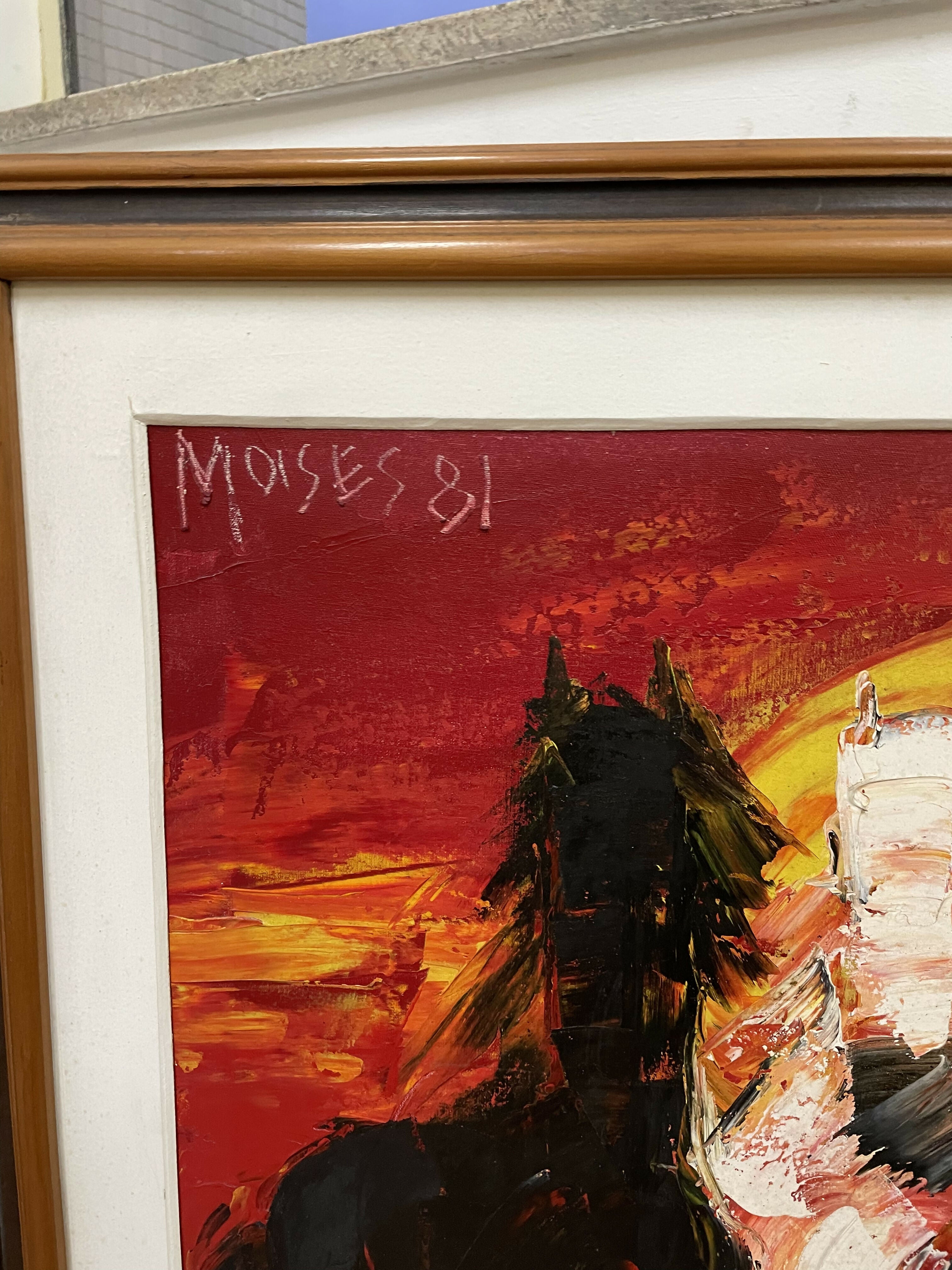 Quadro pintor Moyses - Cavalos