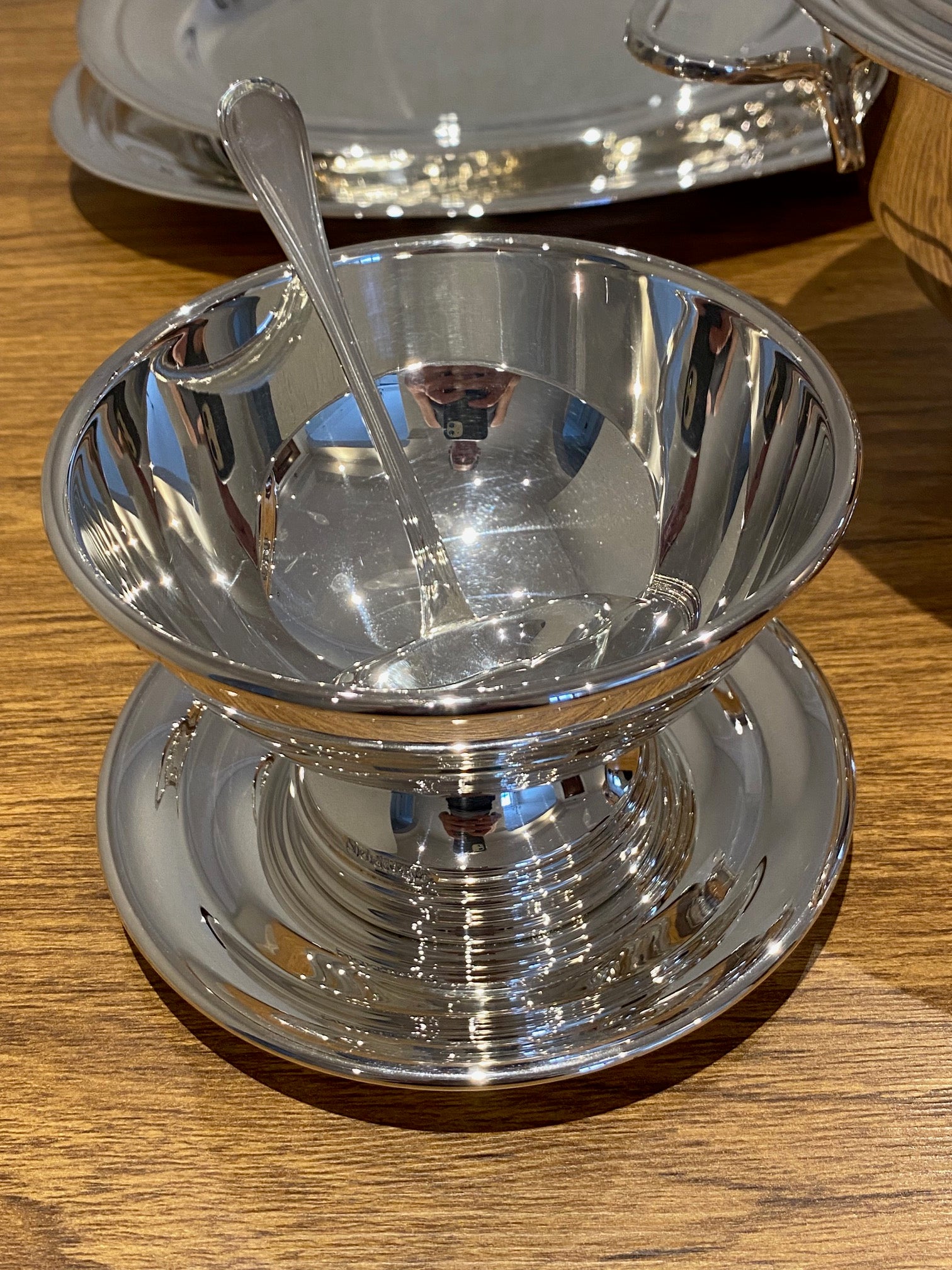 Baixela Sheffield Plate | 7 Peças | Elegância e Tradição à Mesa