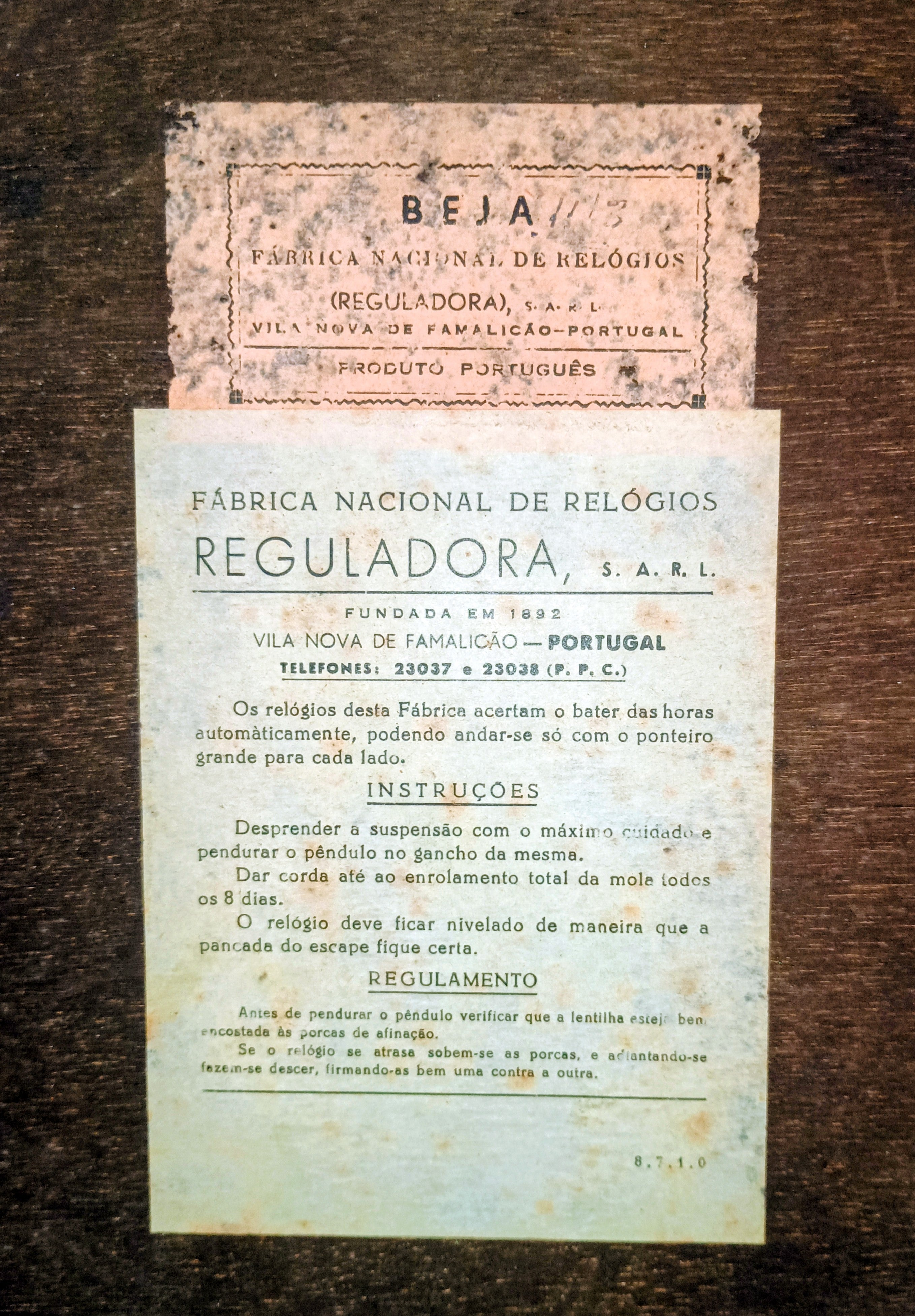 RARÍSSIMO RELÓGIO REGULADORA funcionando! 