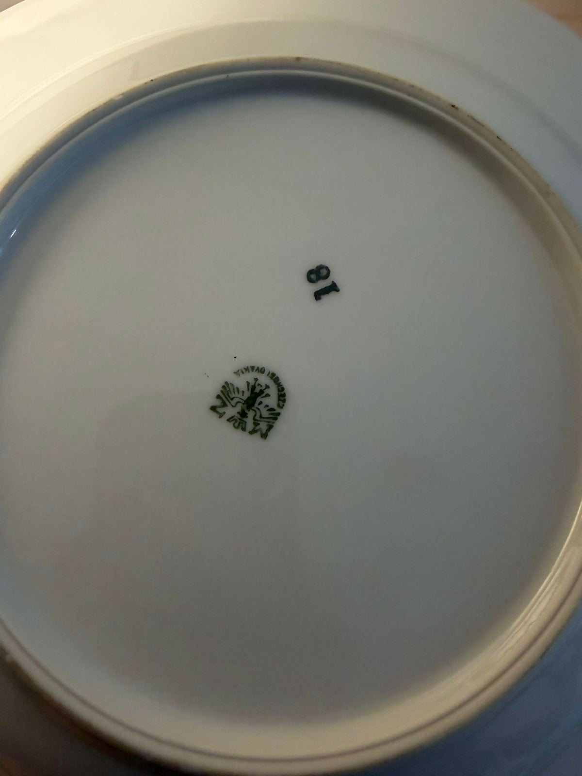 Pratos Fundos Floridos - porcelana da Tchecoslovaquia