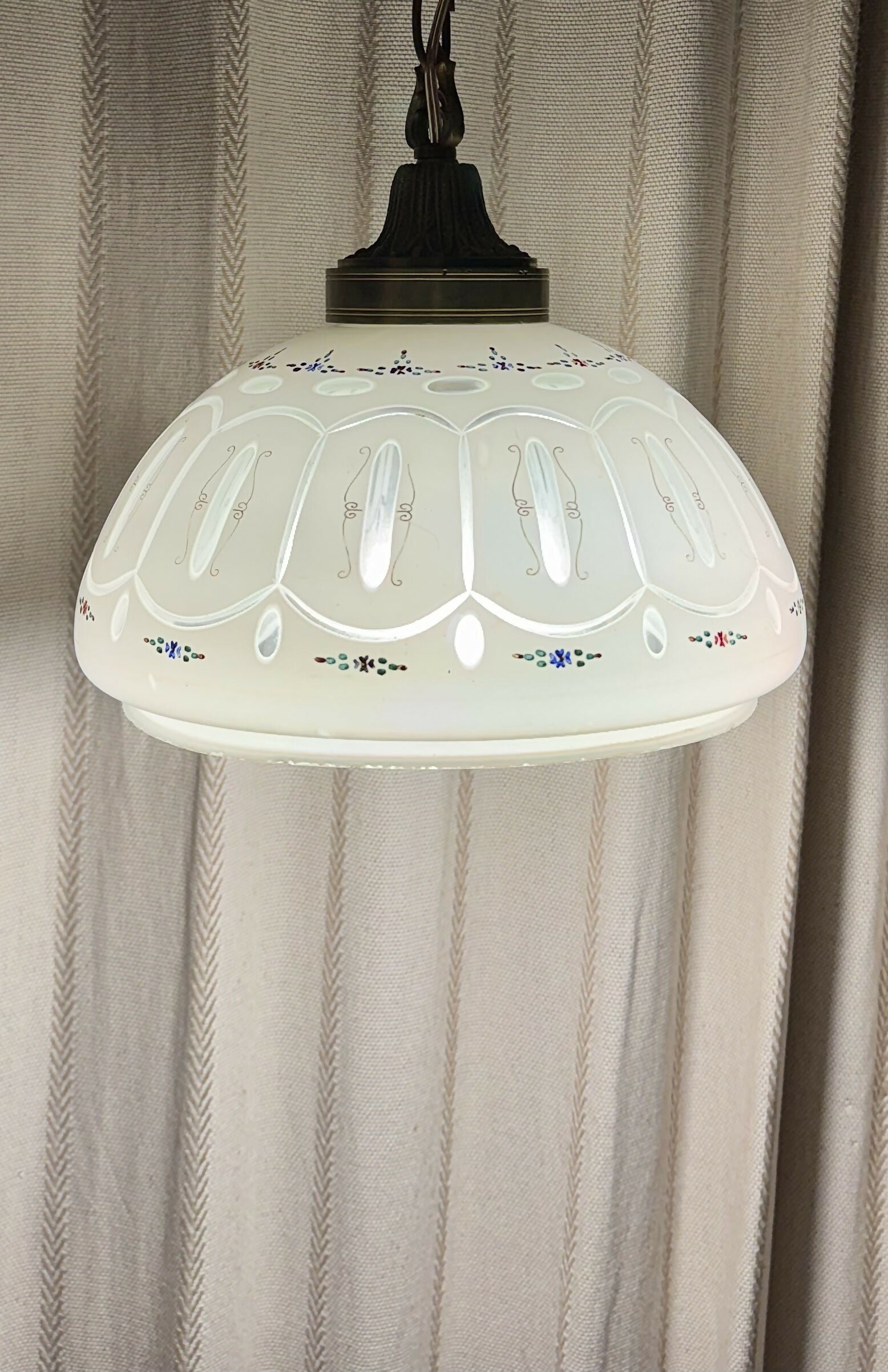 Luminária Lustre Pendente em Cristal Overlay