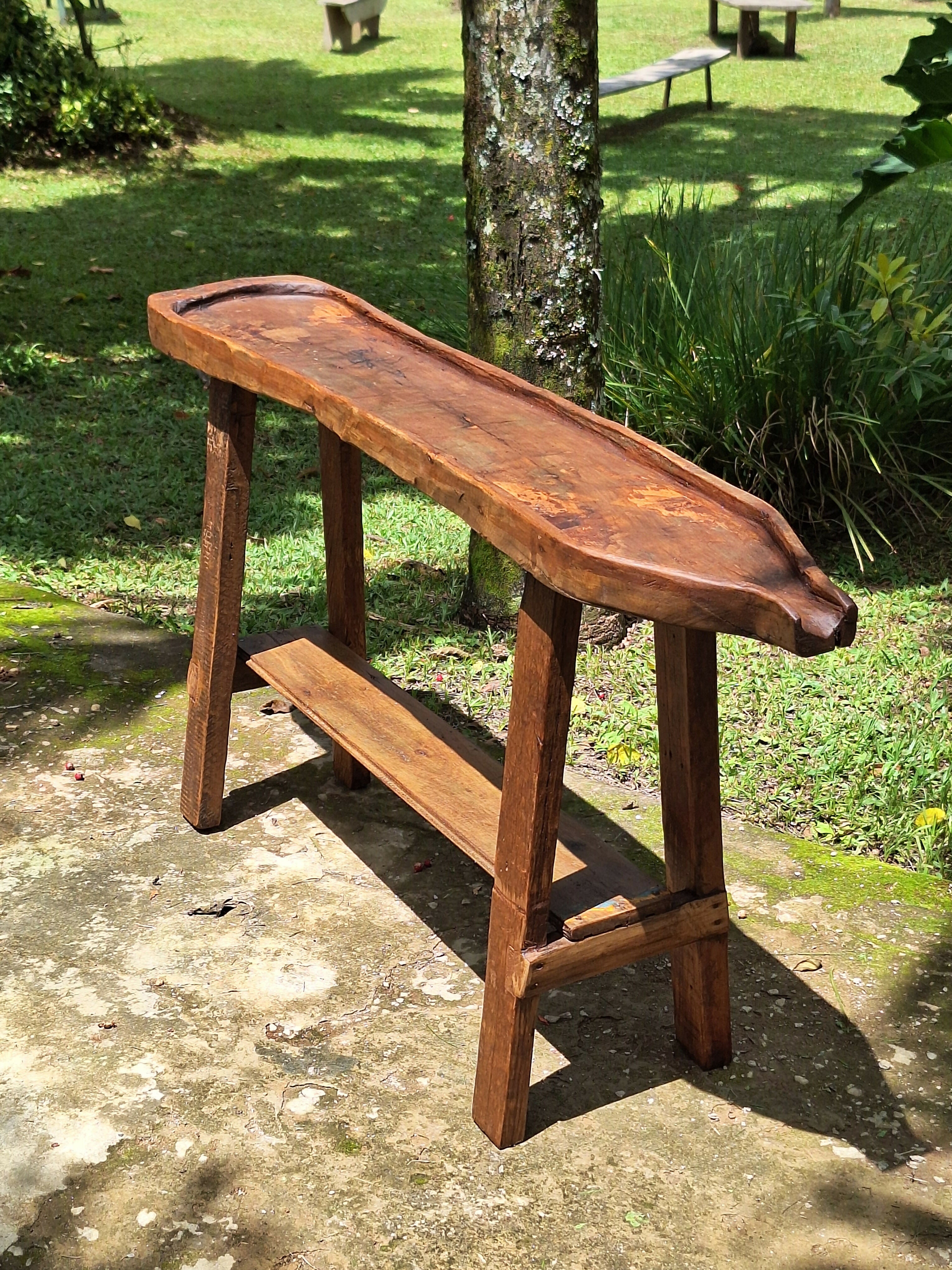 Queijeira Rústica Madeira Maciça Garimpo Mineiro