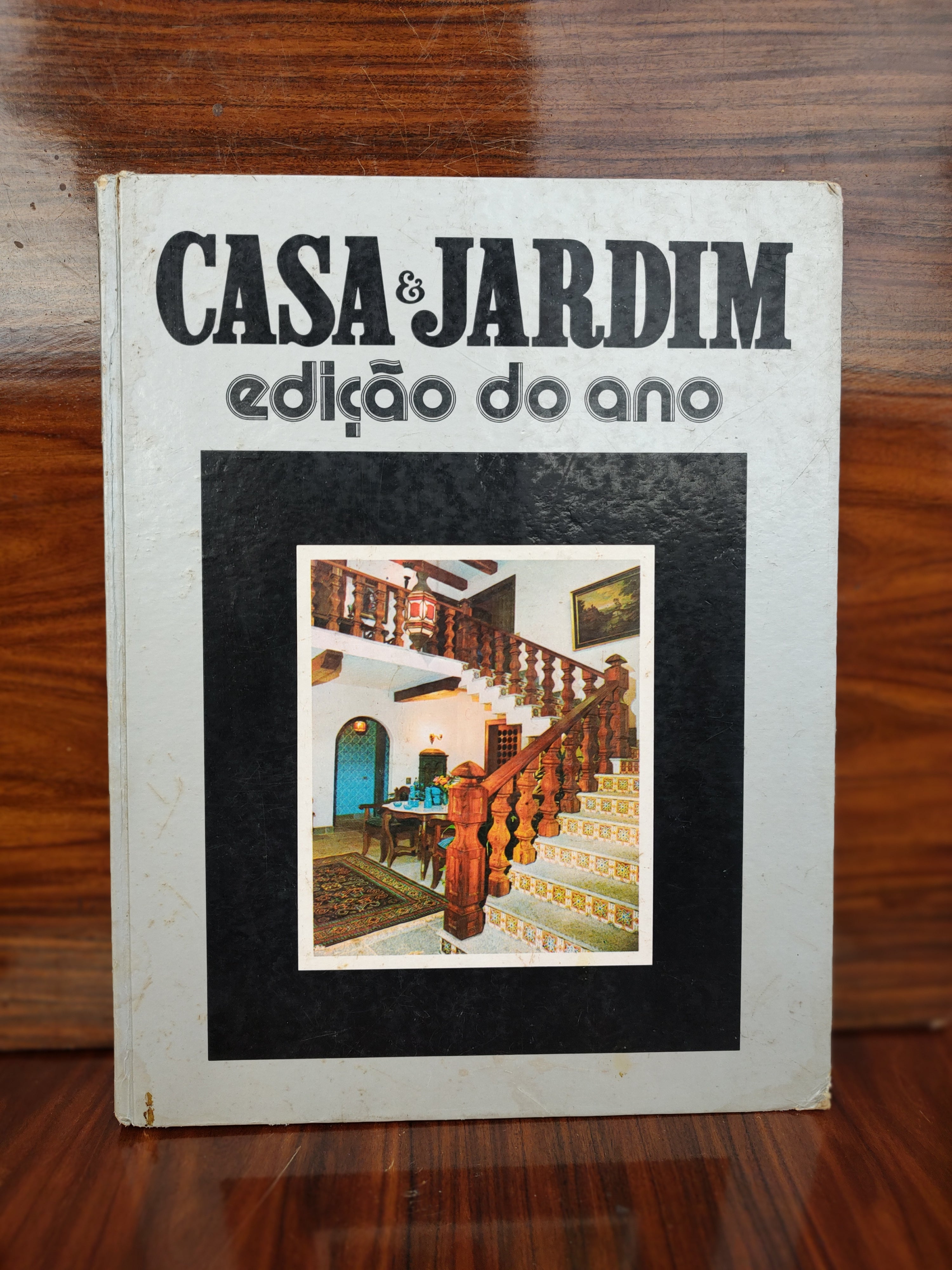 Livro "Casa &amp; Jardim - edição do ano" - FC Editora anos 70