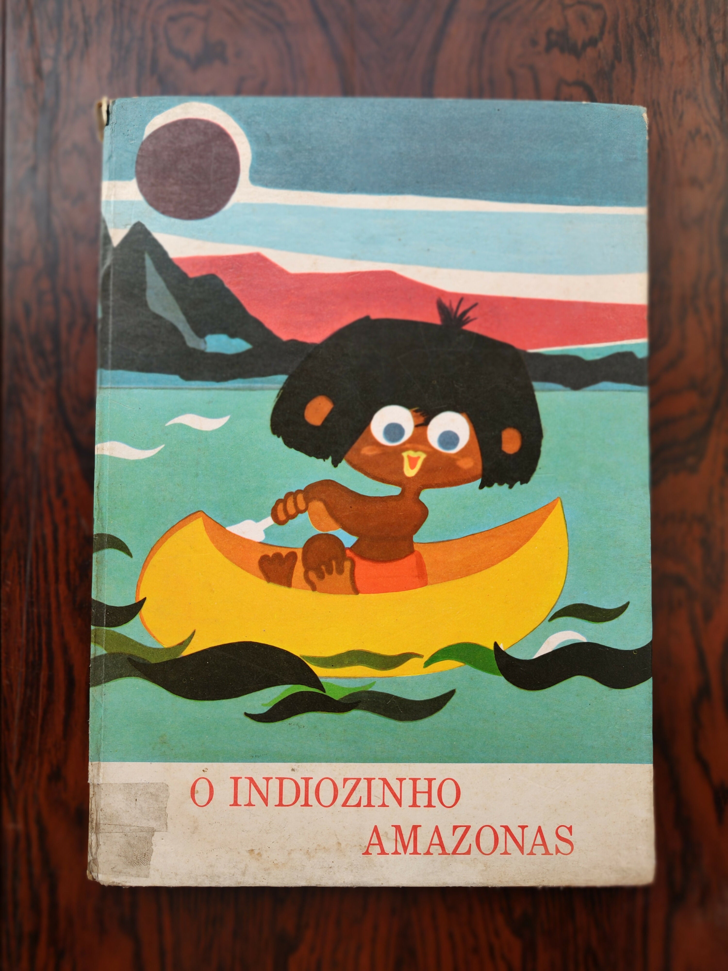 Antigo Livro "O Indiozinho Amazonas" - publicado em 1975