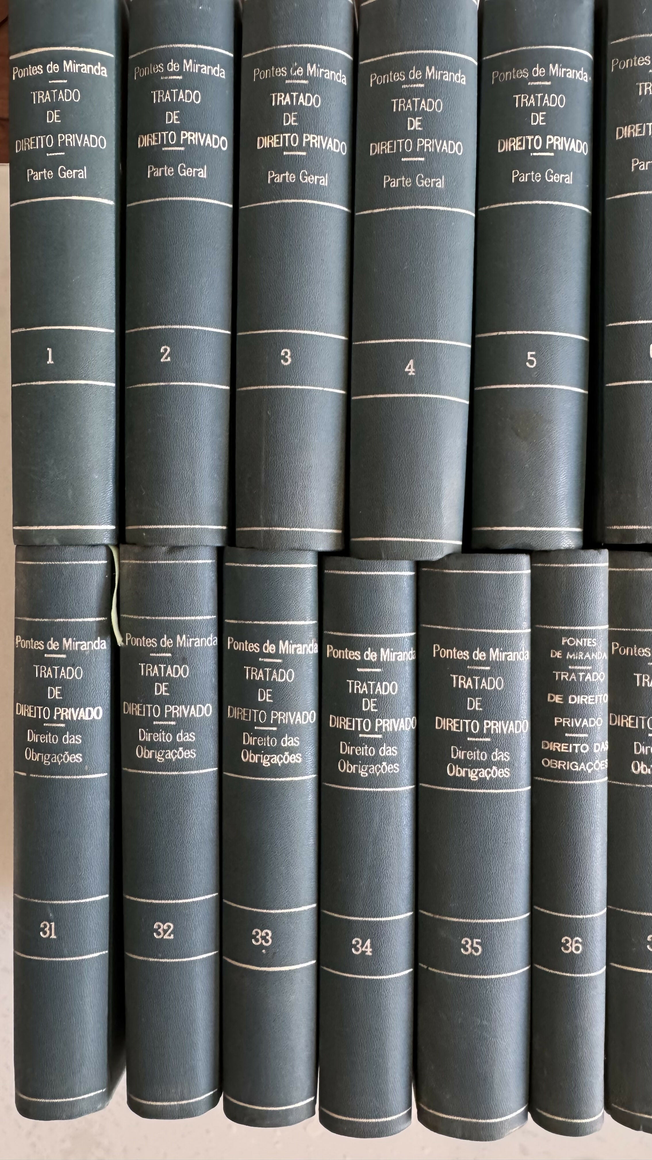 Coleção Tratado De Direito Privado - Pontes De Miranda - 59 Vols - Rubricados Pelo Autor