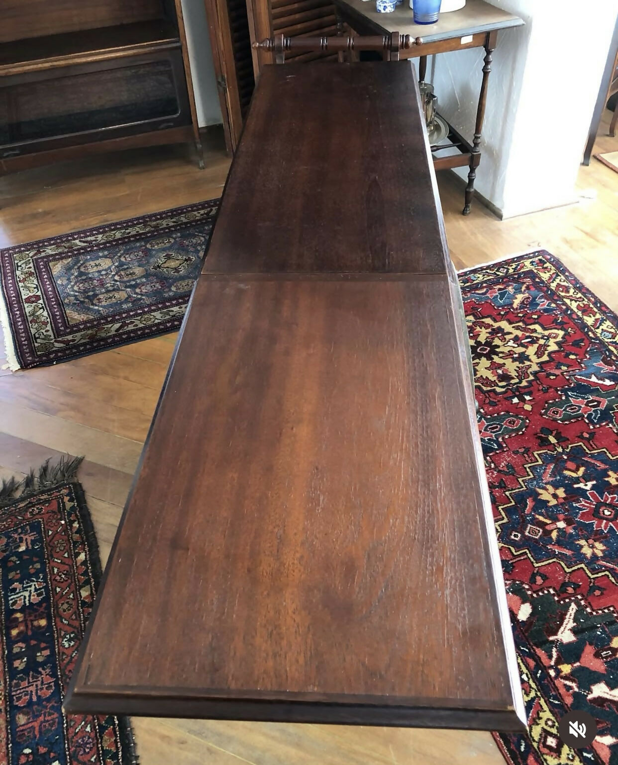 Carrinho de chá com abas laterais dobráveis