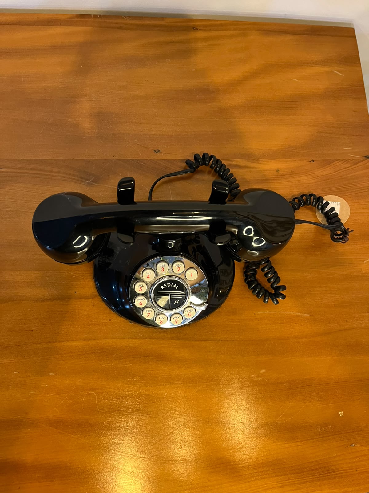 Telefone Retrô Preto Teleconcepts – Estilo Clássico | Fabricação Coreana