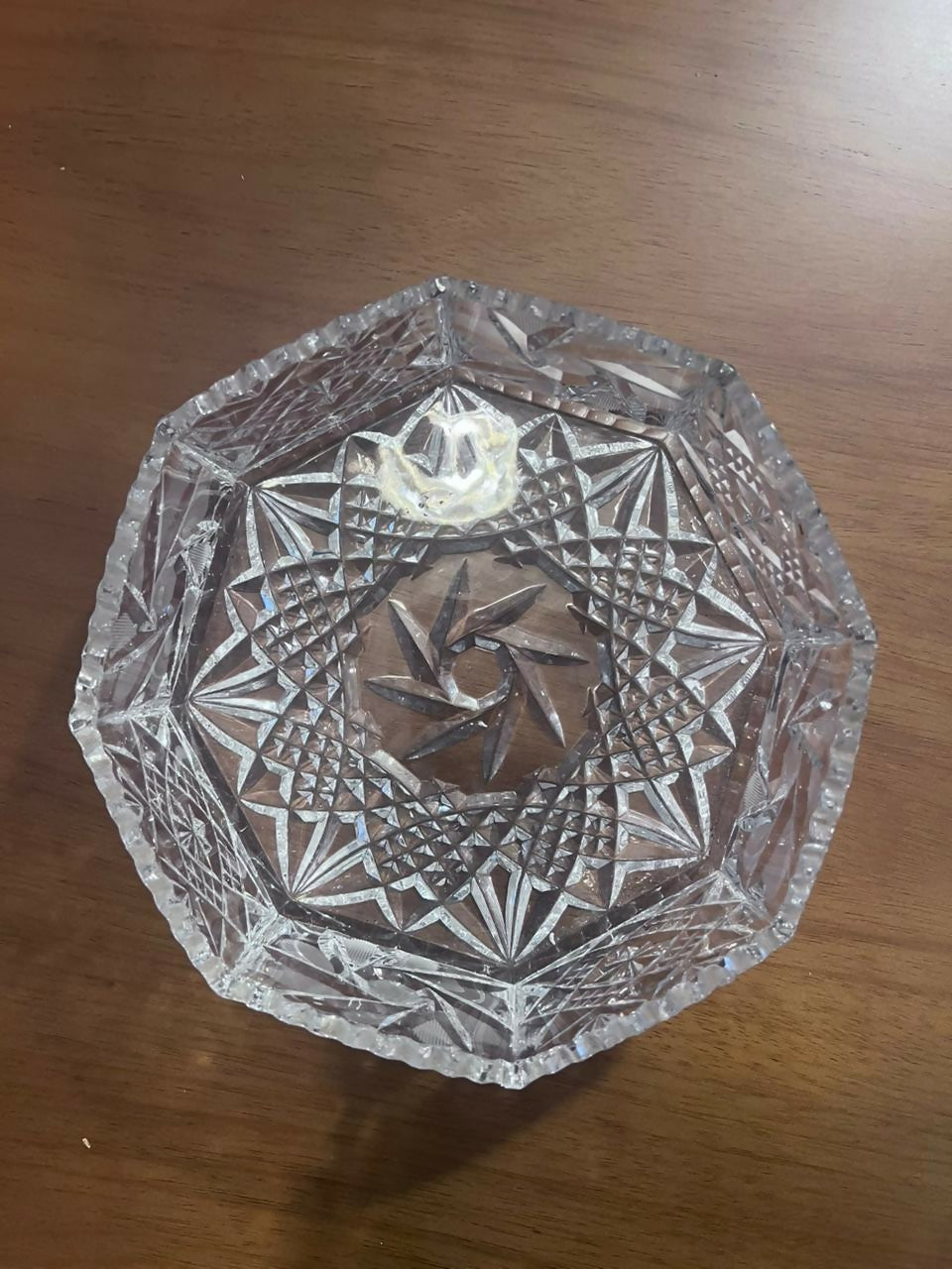 Centro de mesa/ Fruteira em Cristal